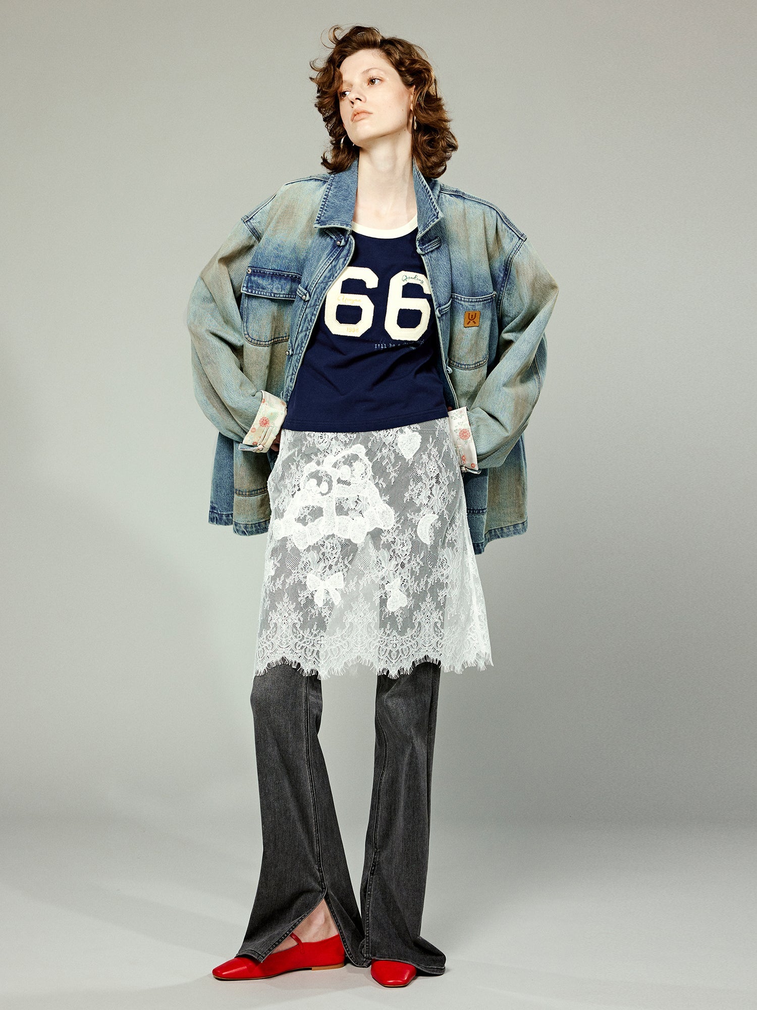 New Chinese-style denim work jacket