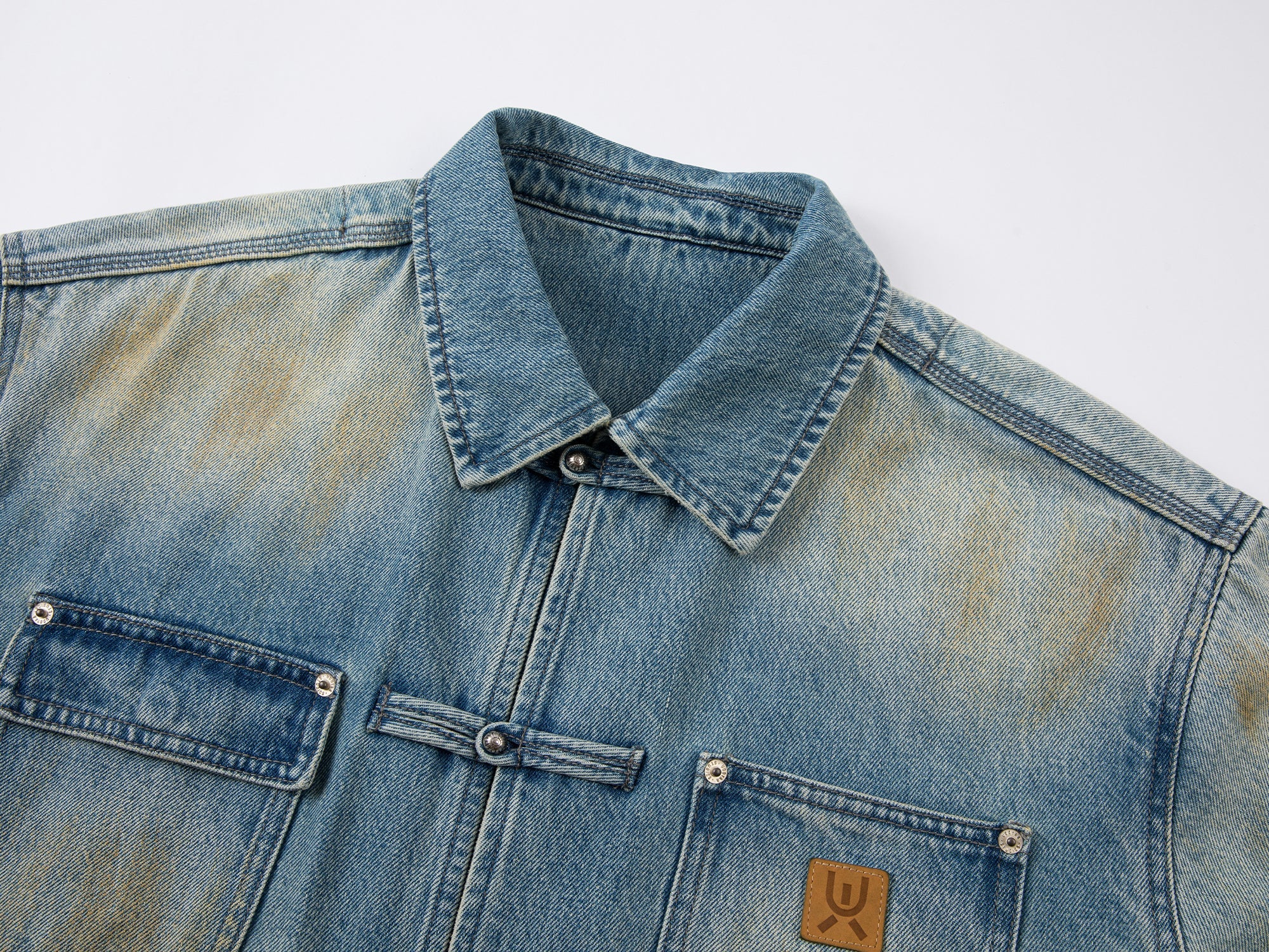 New Chinese-style denim work jacket