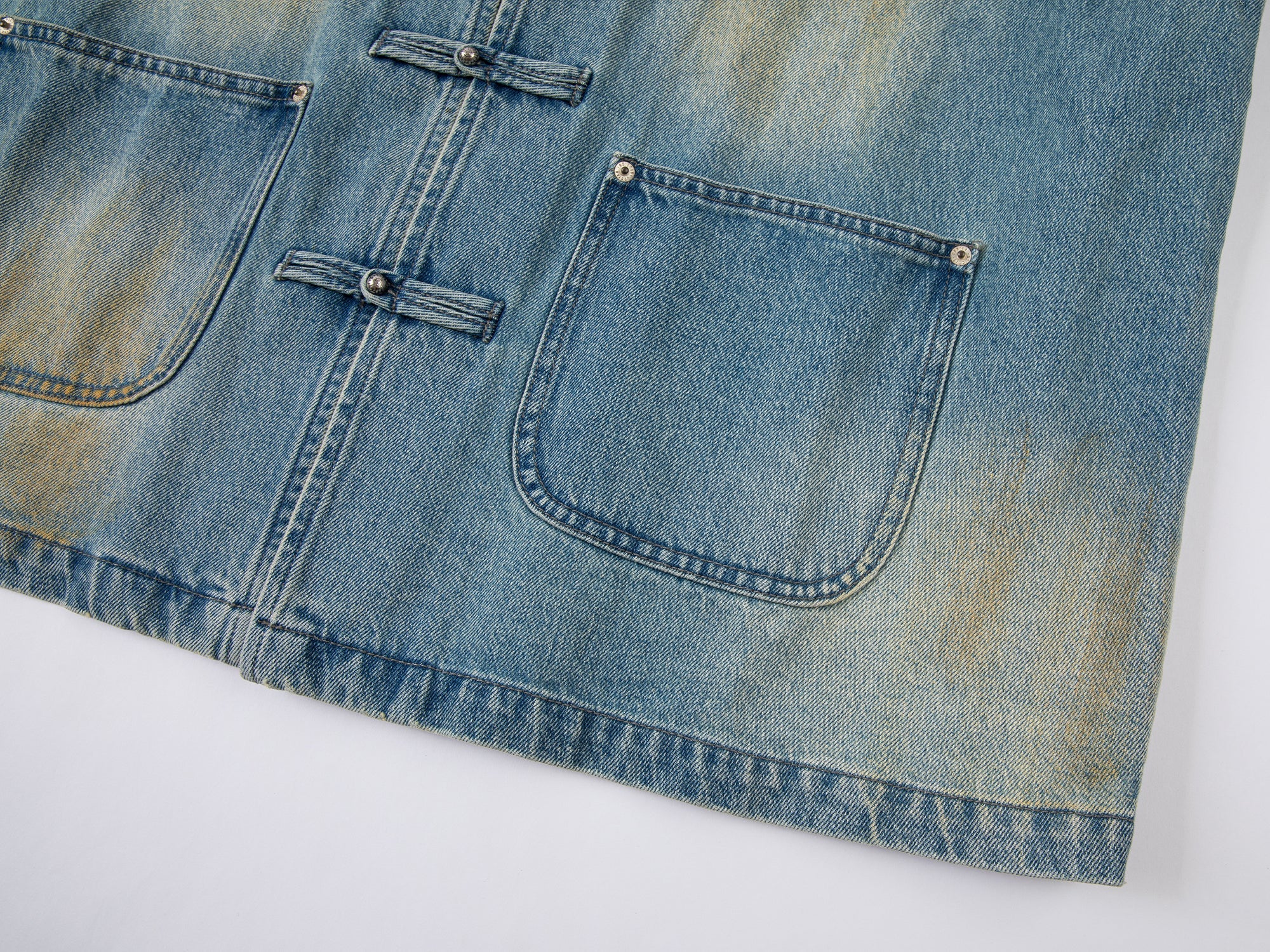 New Chinese-style denim work jacket