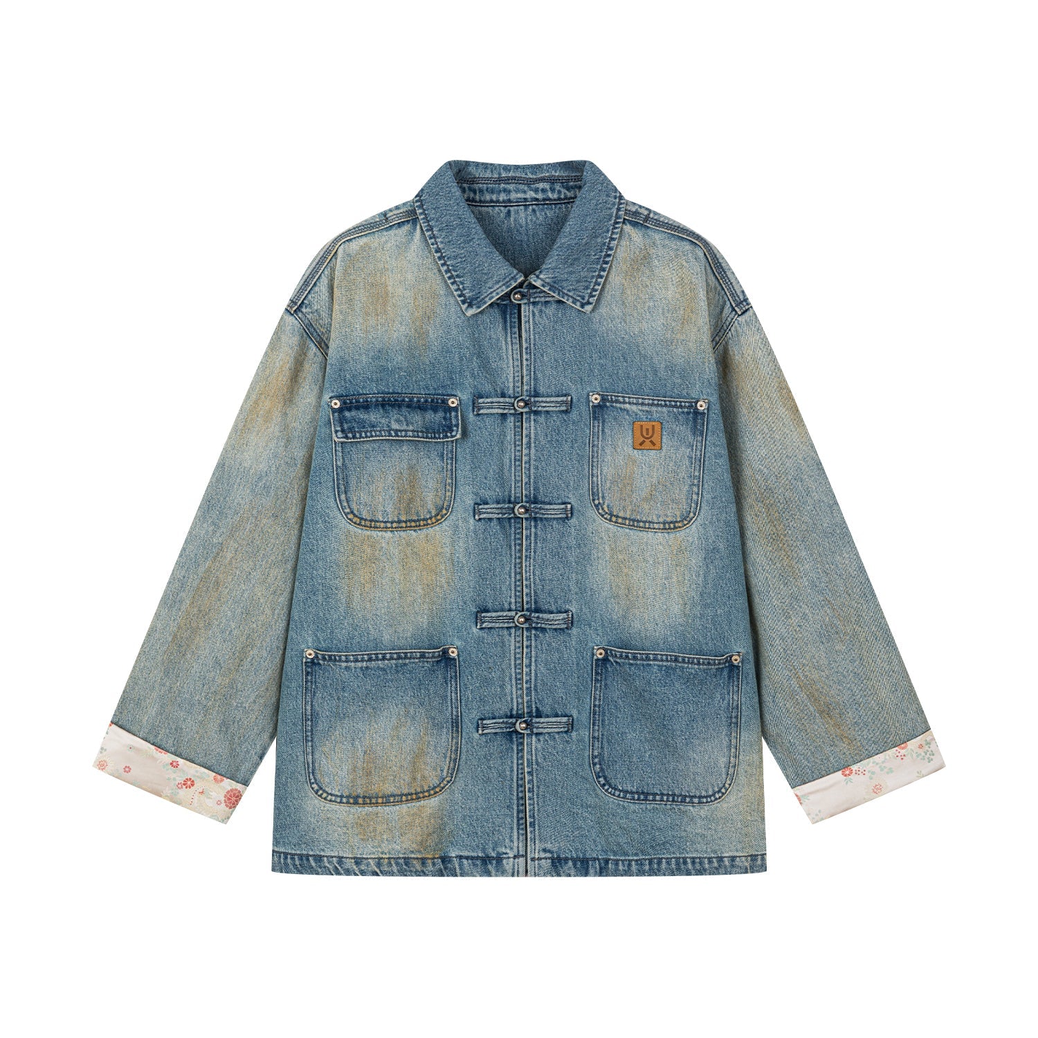 New Chinese-style denim work jacket