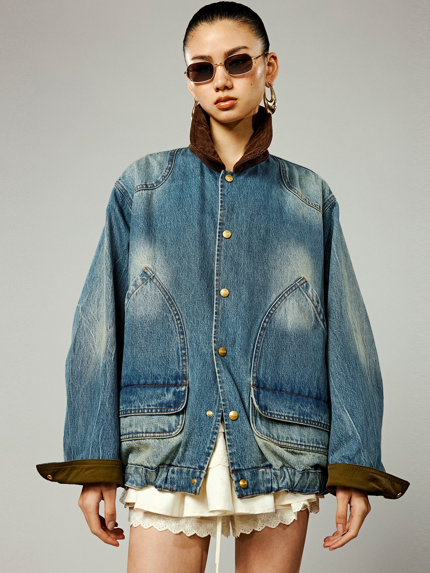 Reversible double-sided outdoor jacket