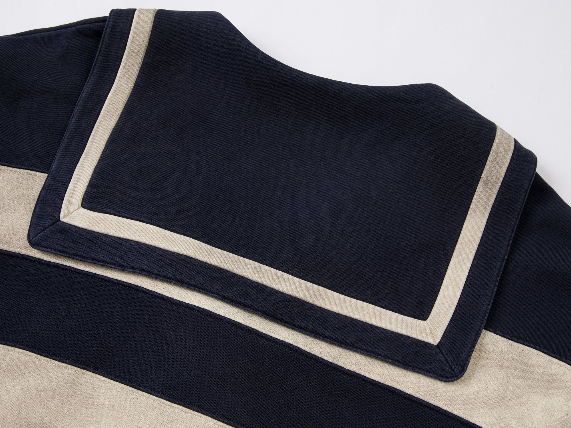 Bow tie striped sweatshirt