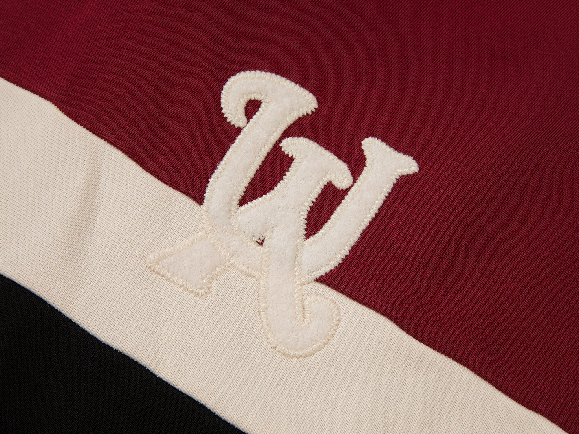 Illusion tie academy striped hoodie