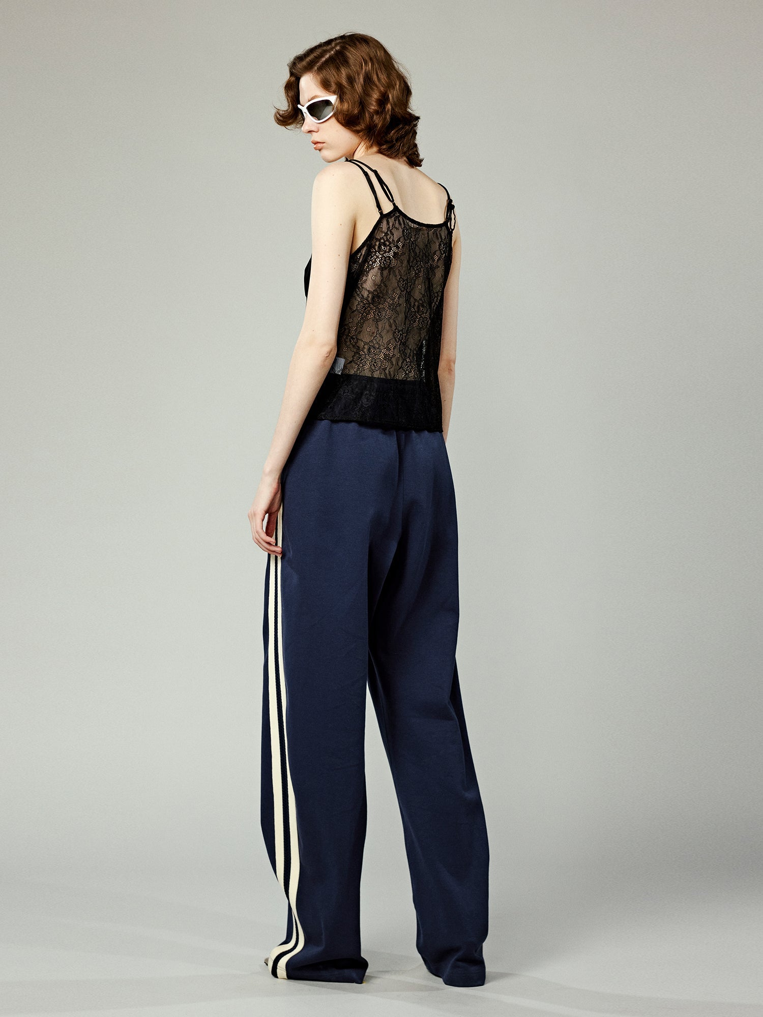 Side stripe sporty sweatpants