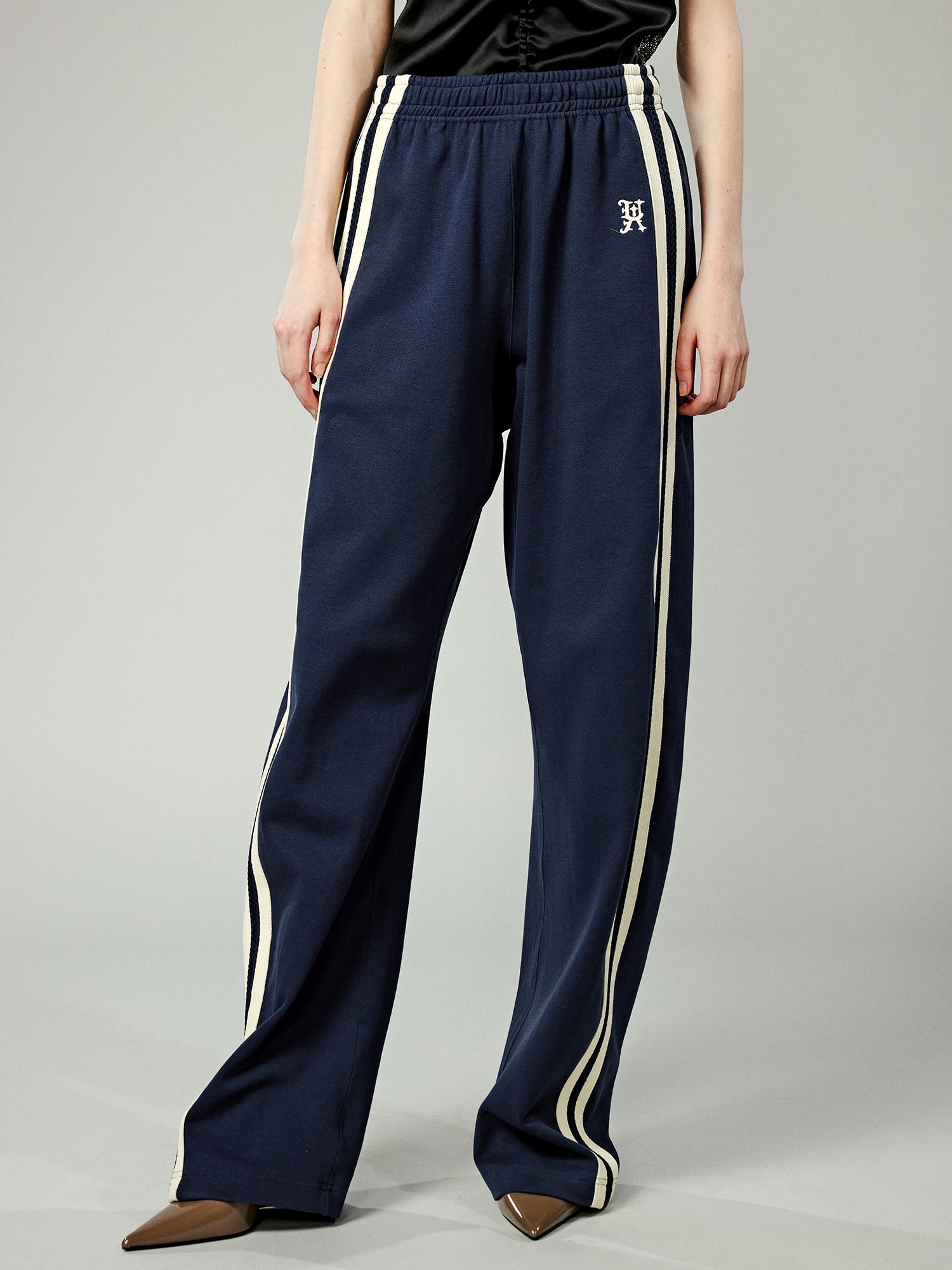 Side stripe sporty sweatpants