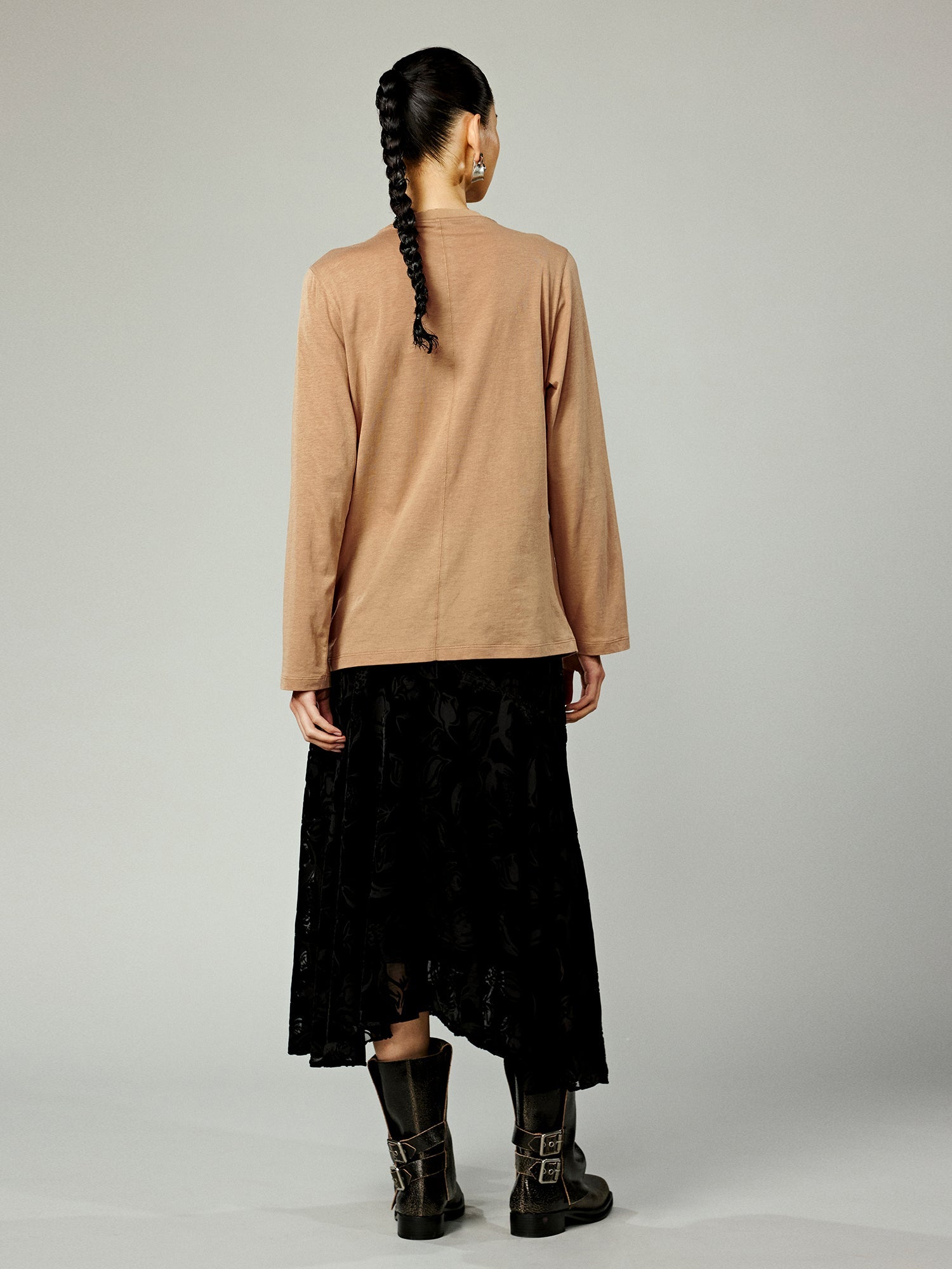 Graffiti strawberry long-sleeve t-shirt