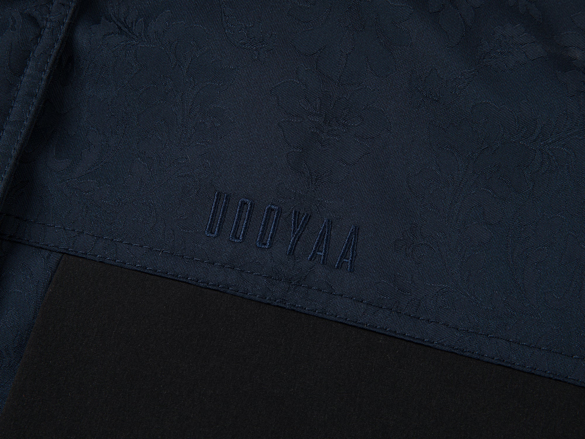 Satin utility padded parka jacket