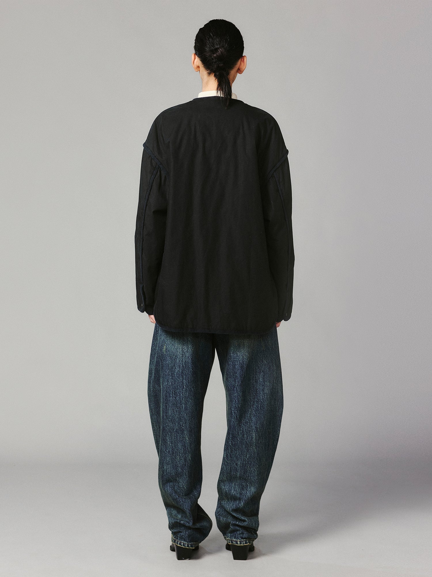 ''Panda and Bear" plush cotton jacket