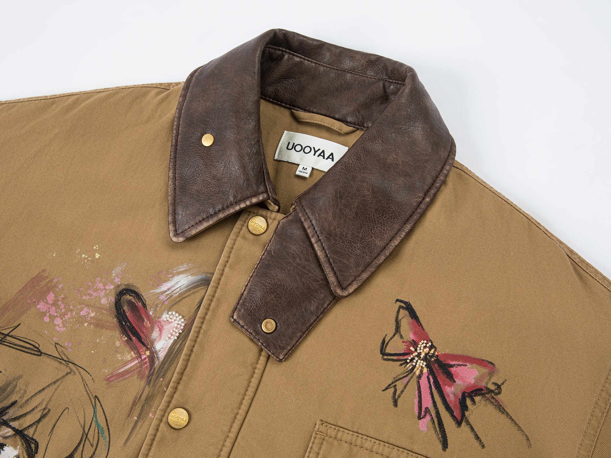 Graffiti anime girl outdoor jacket