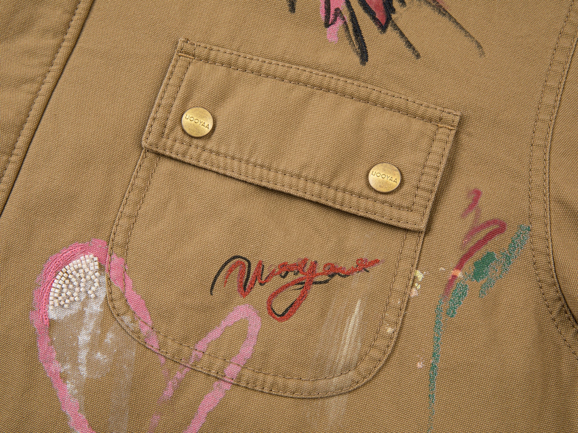 Graffiti anime girl outdoor jacket