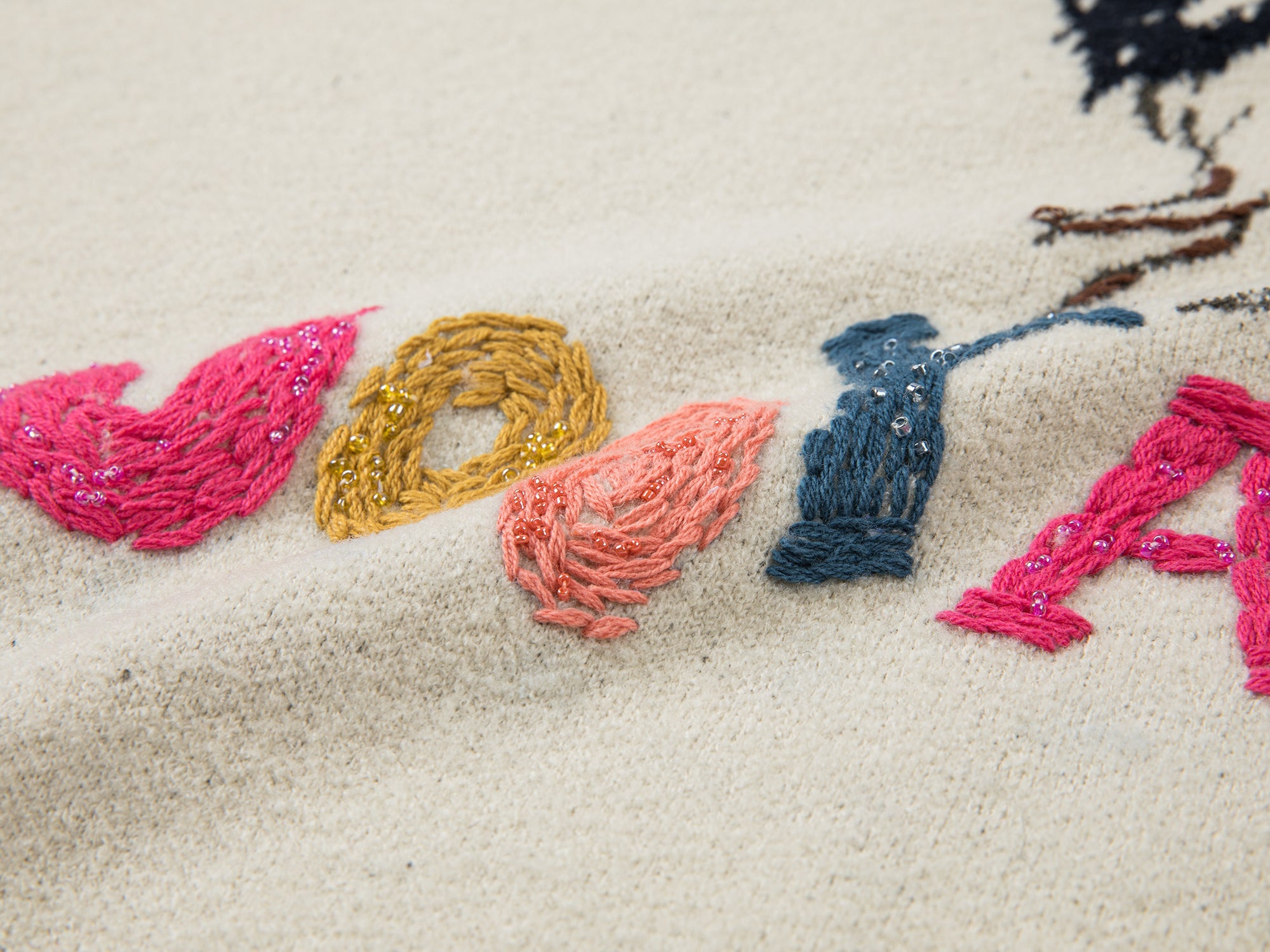 Graffiti trompe l'oeil sailor collar anime girl sweater