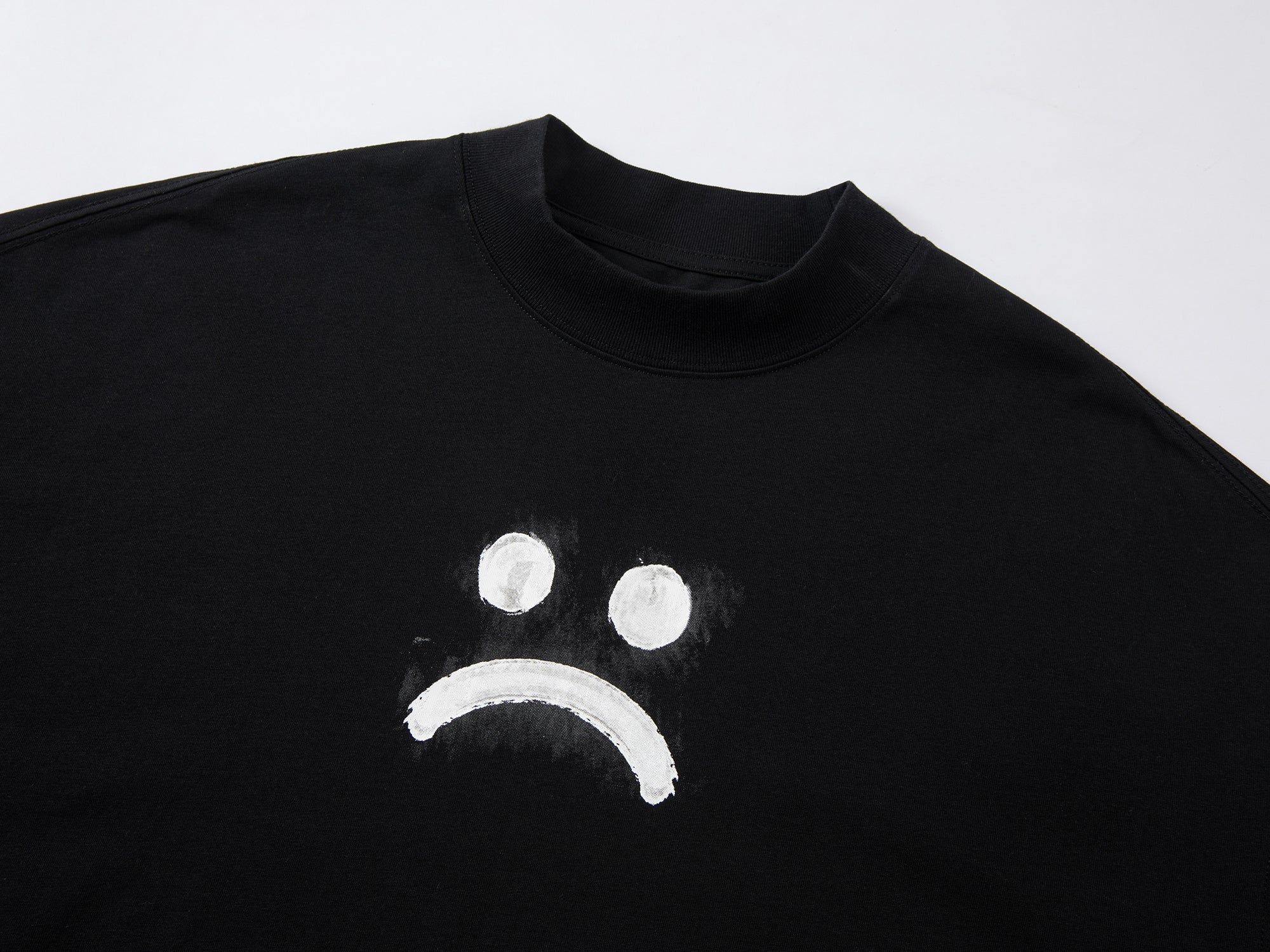 Crying face long-sleeve T-shirt