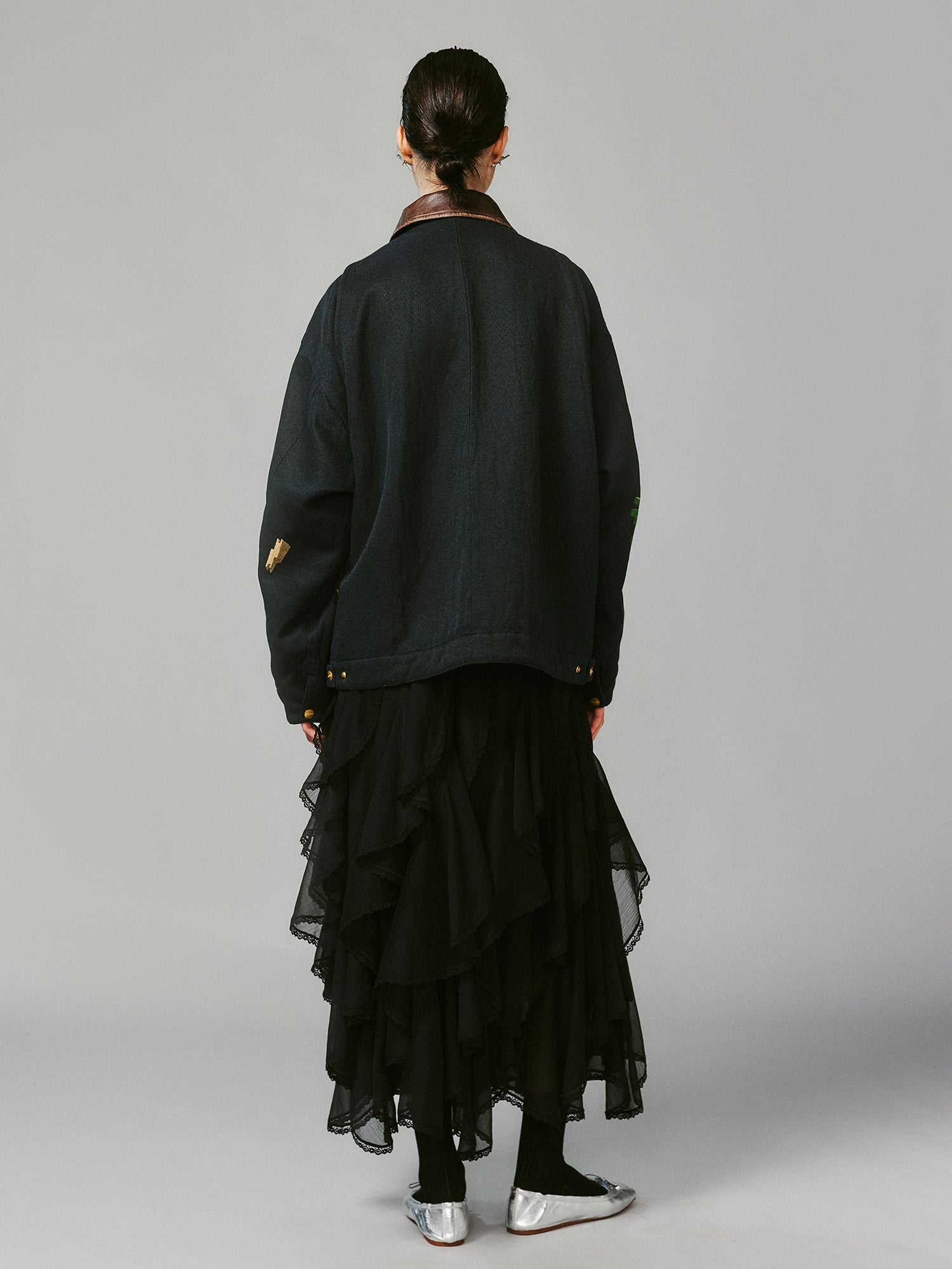 Anime girl tapestry workwear jacket