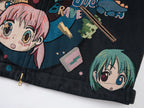 Anime girl tapestry workwear jacket