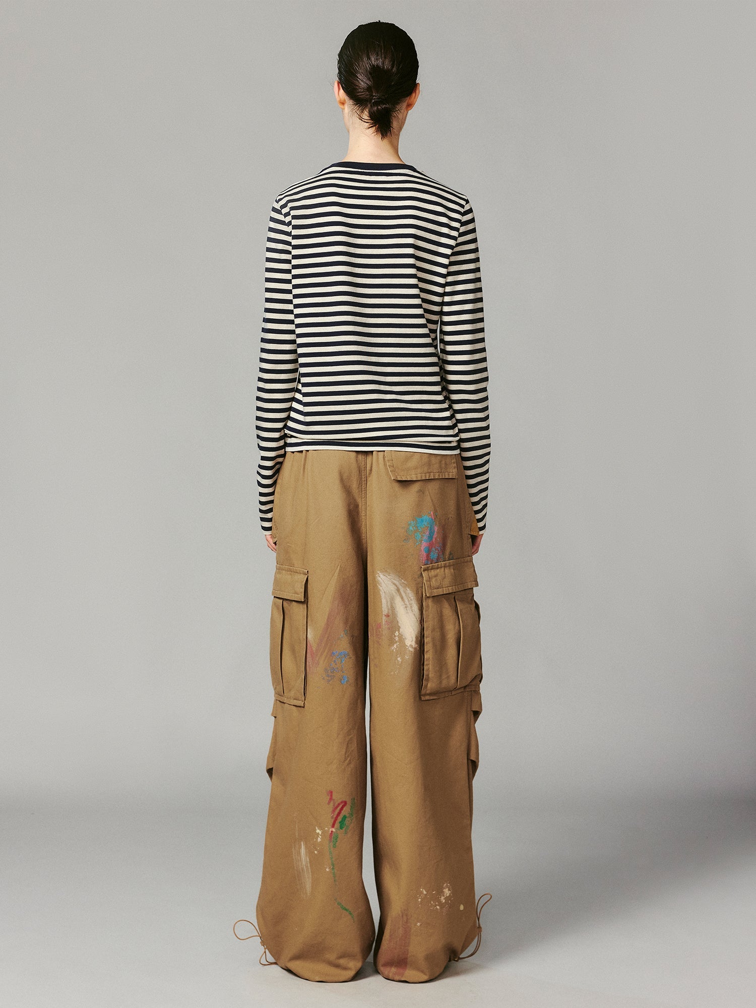 Vintage graffiti paratrooper pants