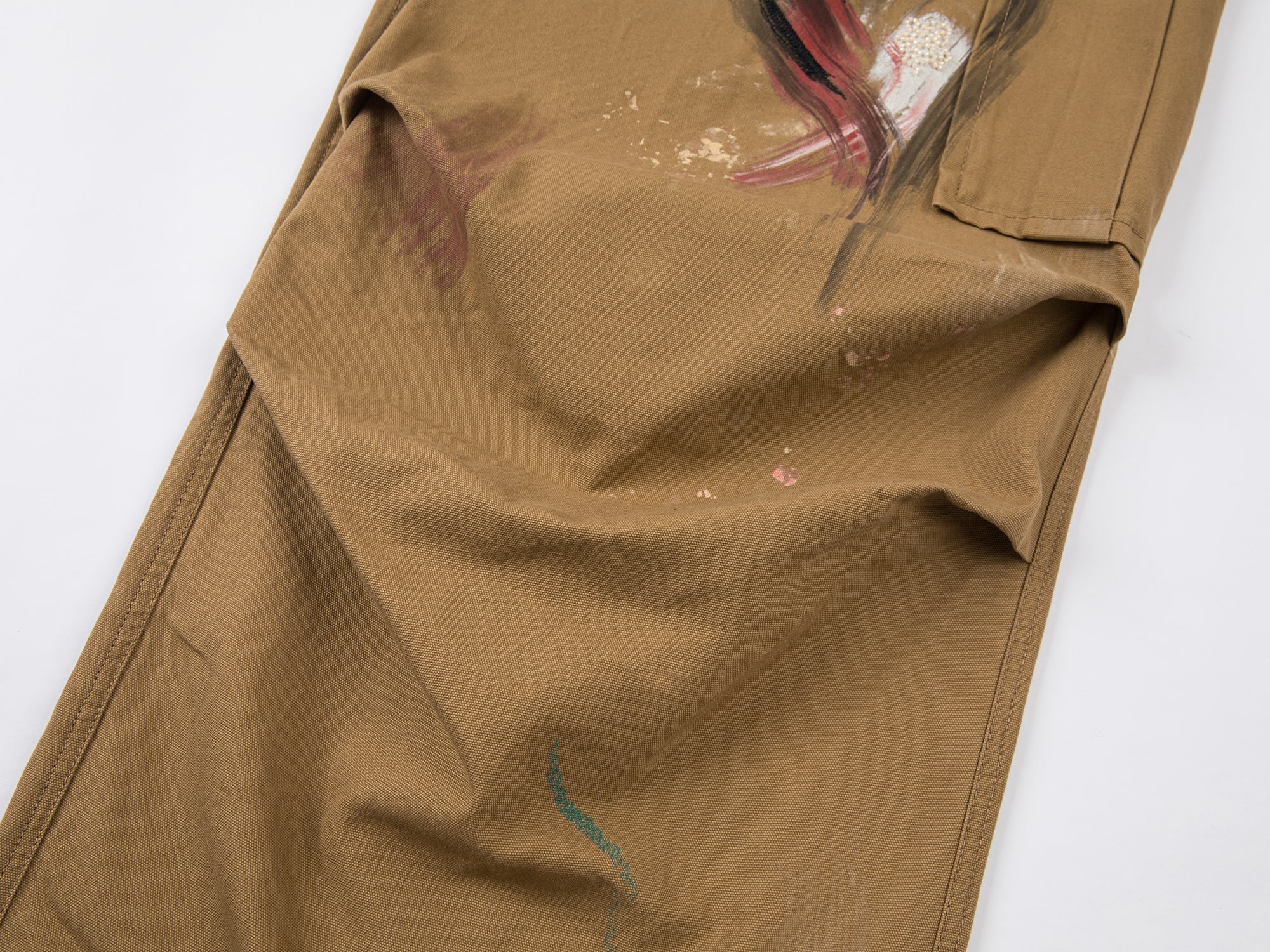 Vintage graffiti paratrooper pants