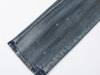 Paint-splatter jeans