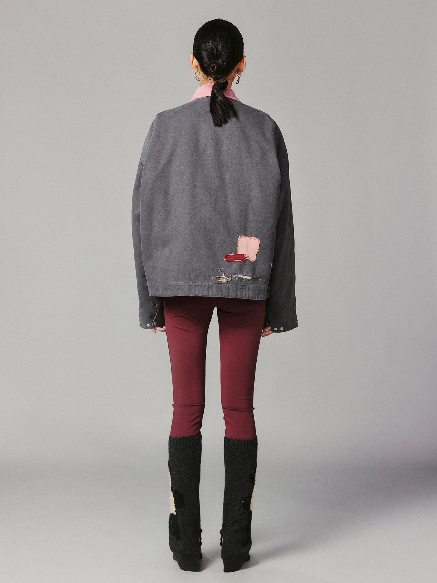 Patch workwear jacket