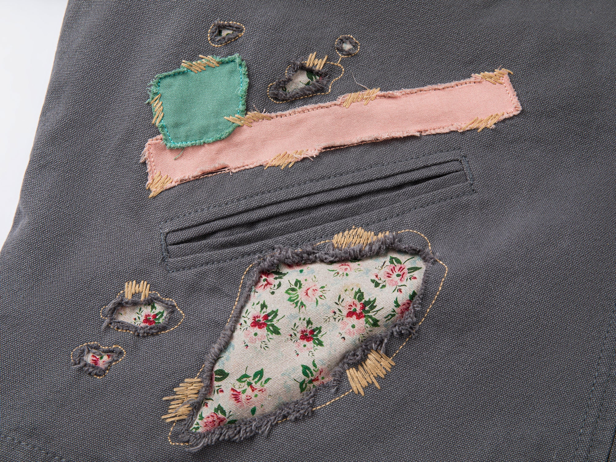 Patch workwear jacket