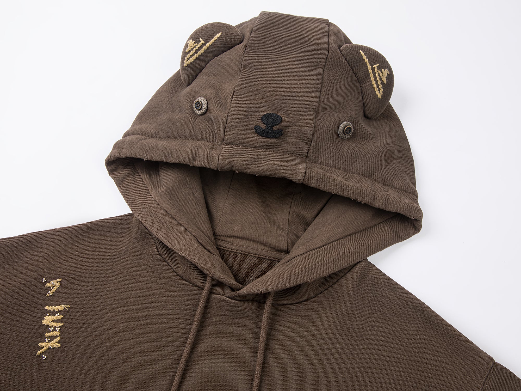 Playful teddy bear hoodie