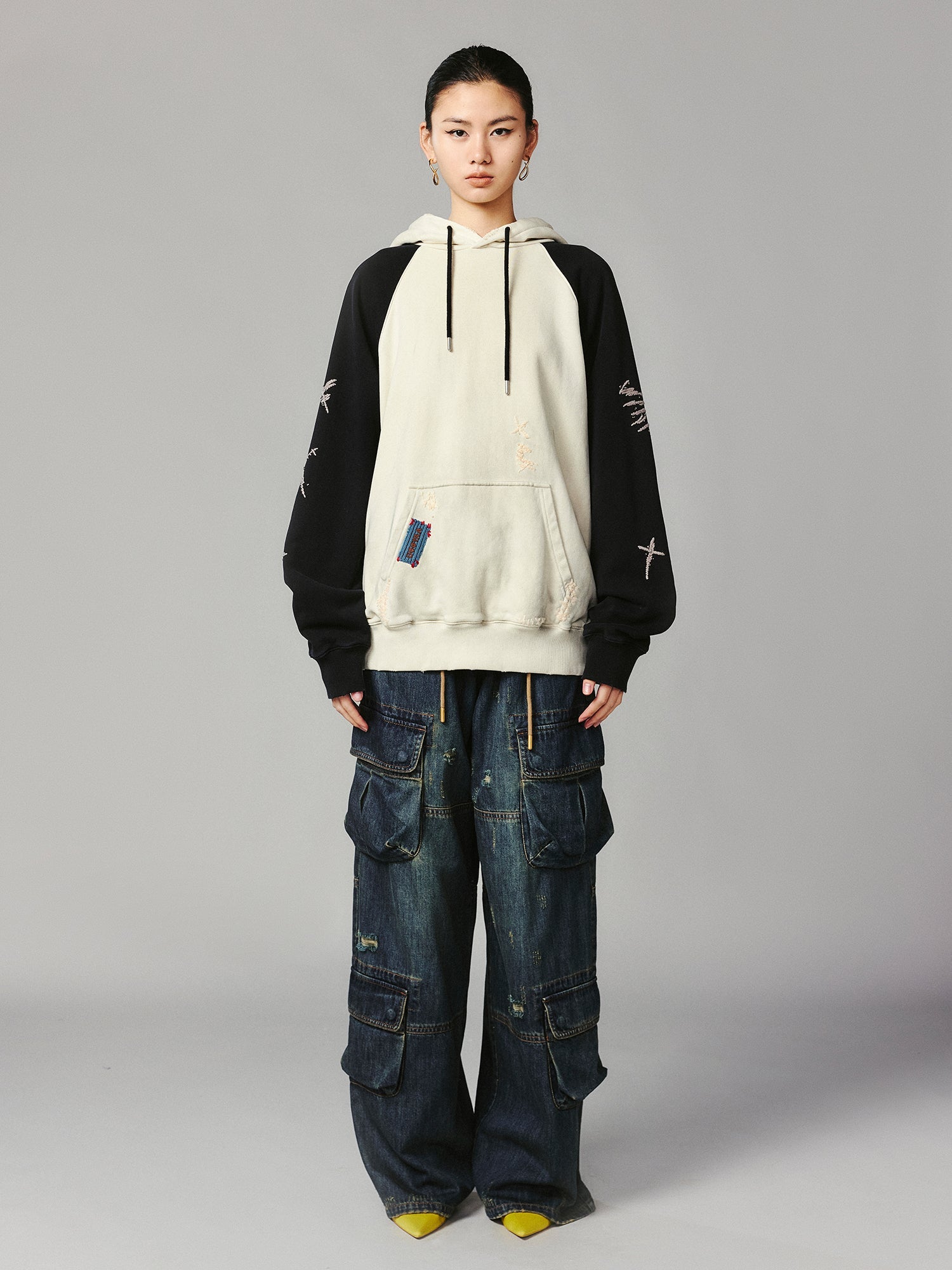 Playful panda hoodie