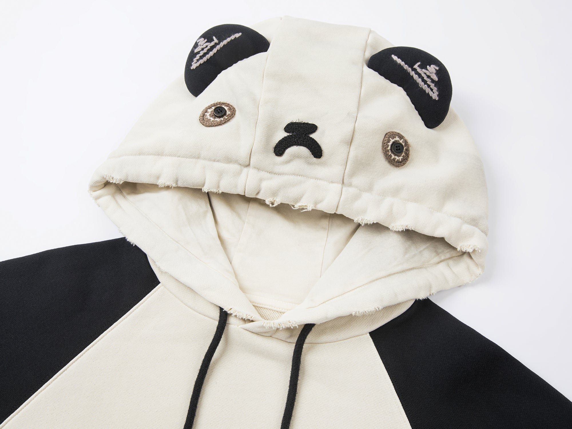 Playful panda hoodie