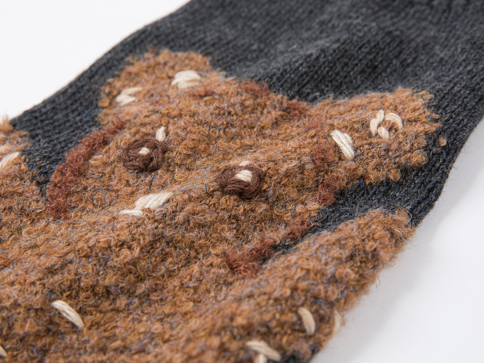 Teddy bear sock-leg yoga pants