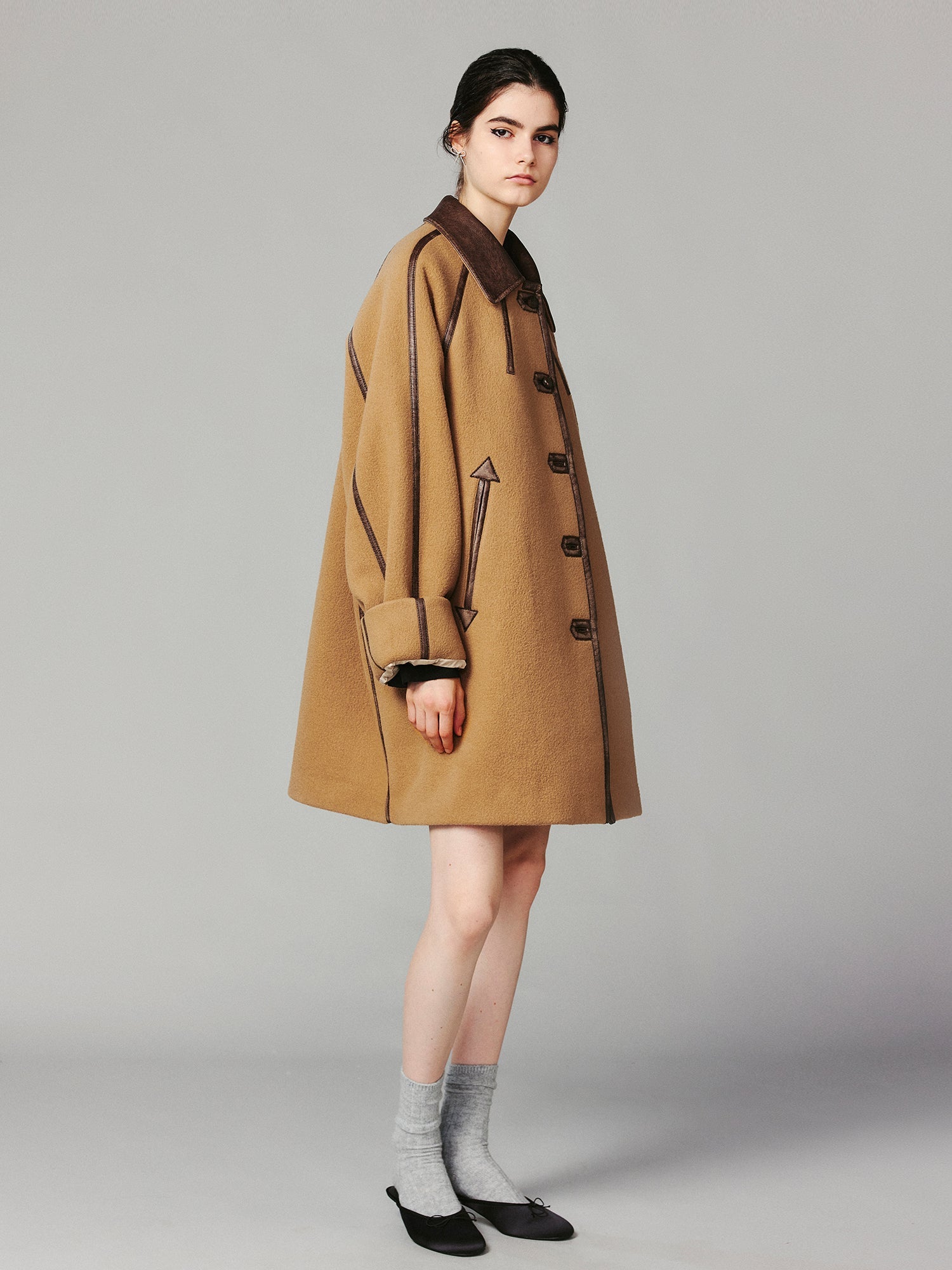 Grainy M35 jacket wool coat