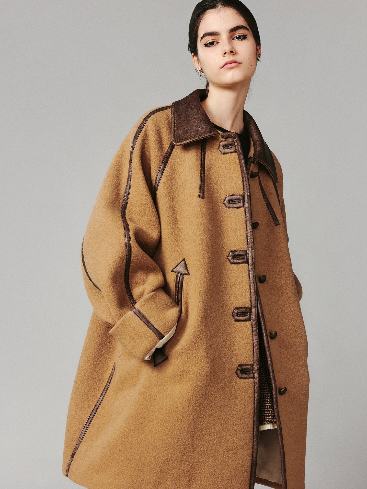 Grainy M35 jacket wool coat