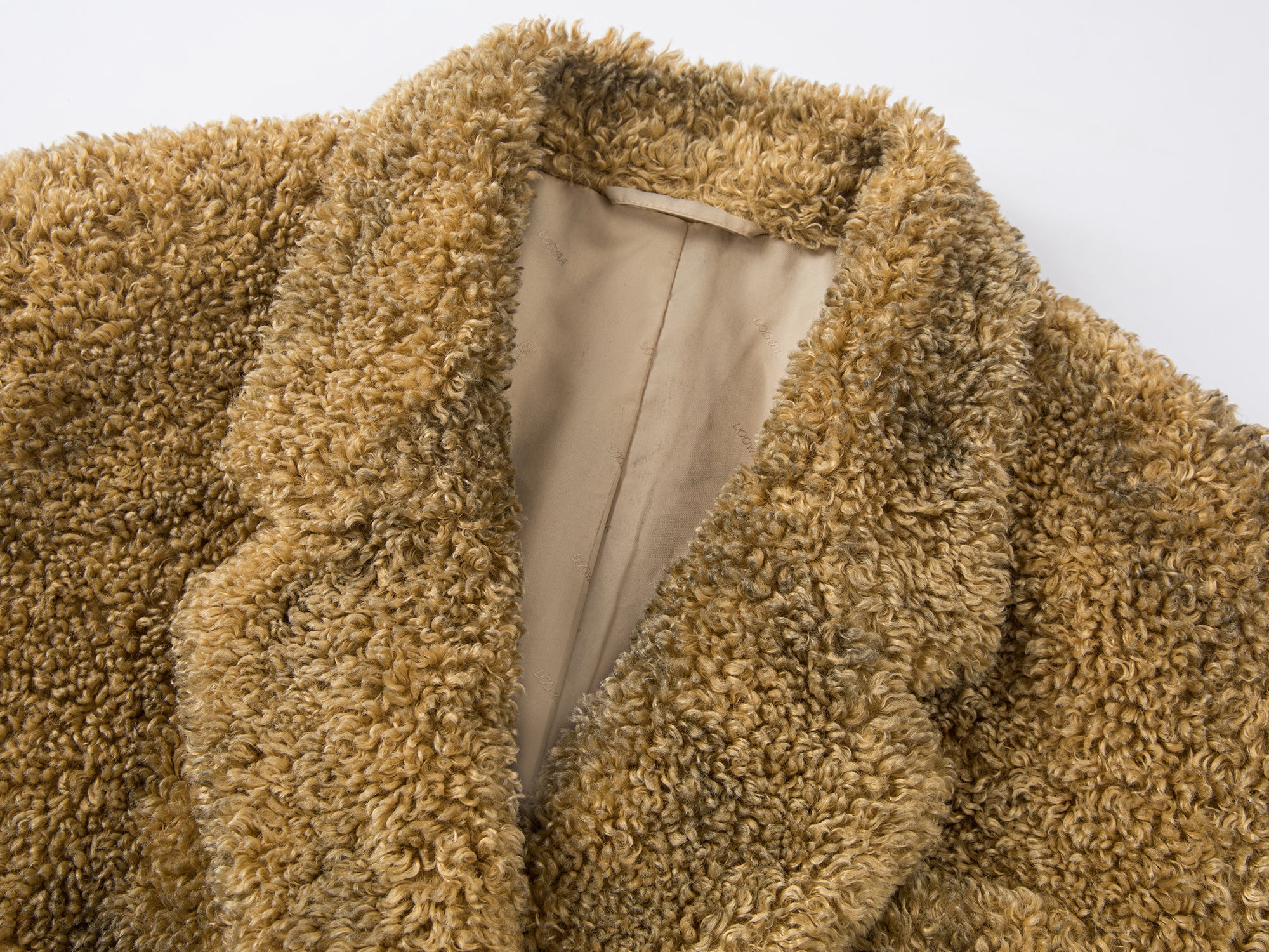 Vintage shearling blazer