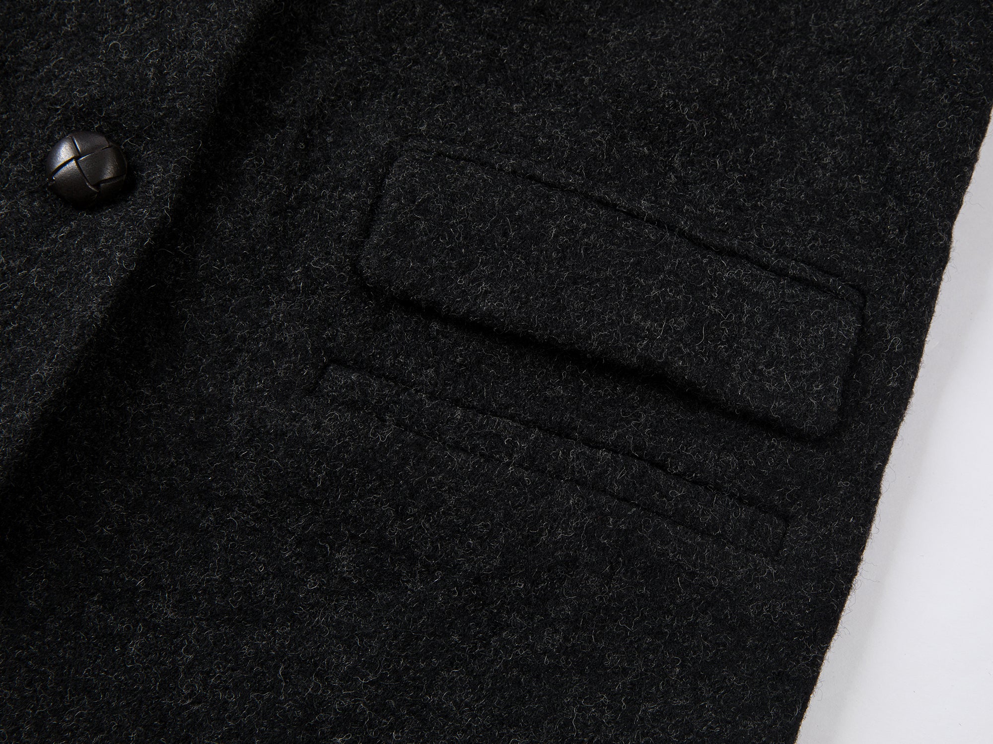 Vintage crinkled wool blazer