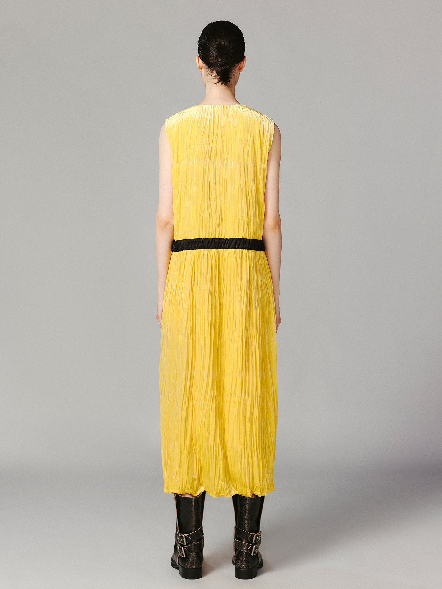 Velvet Chanel-style tank dress