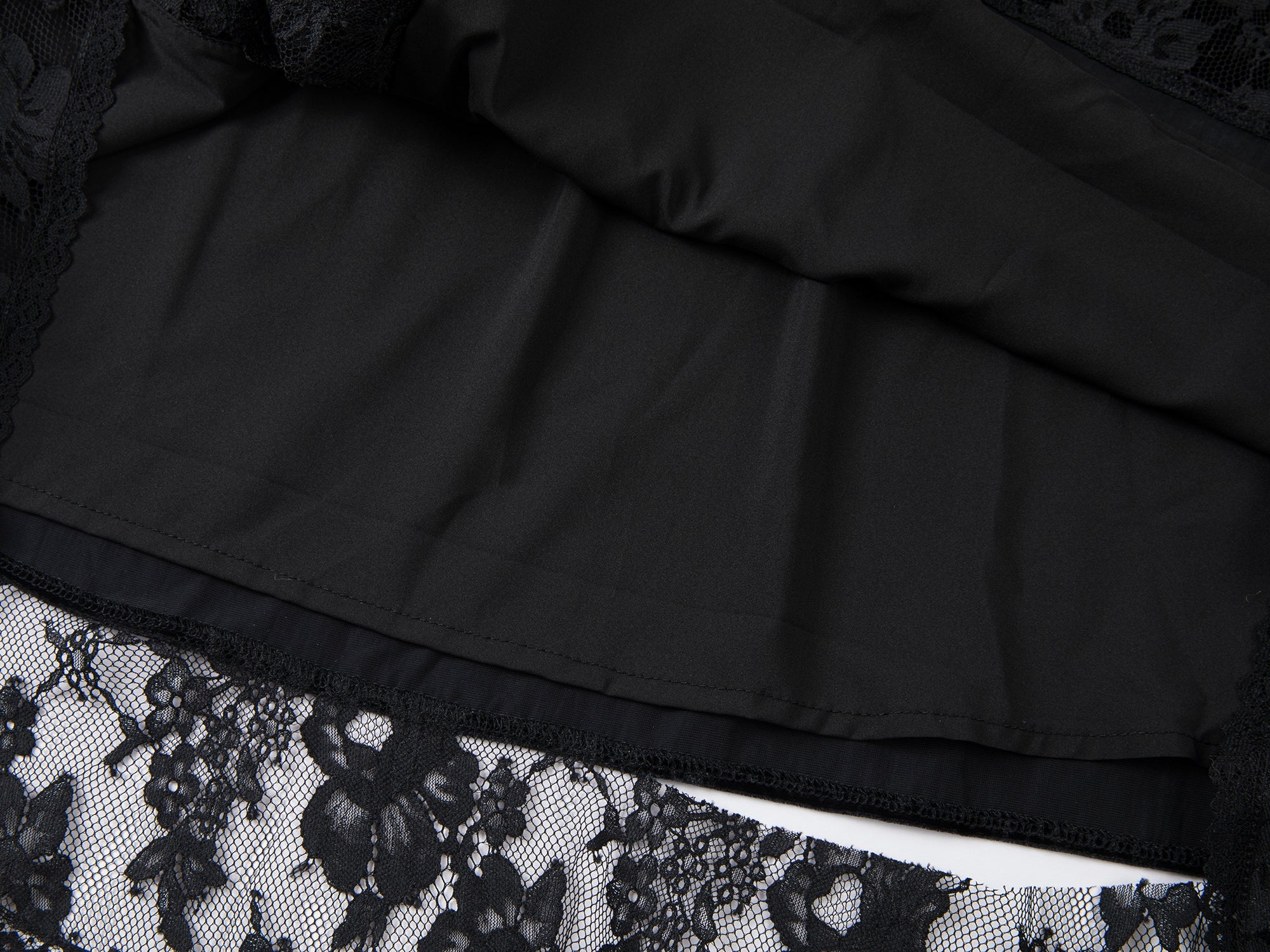 Vintage velvet lace skirt