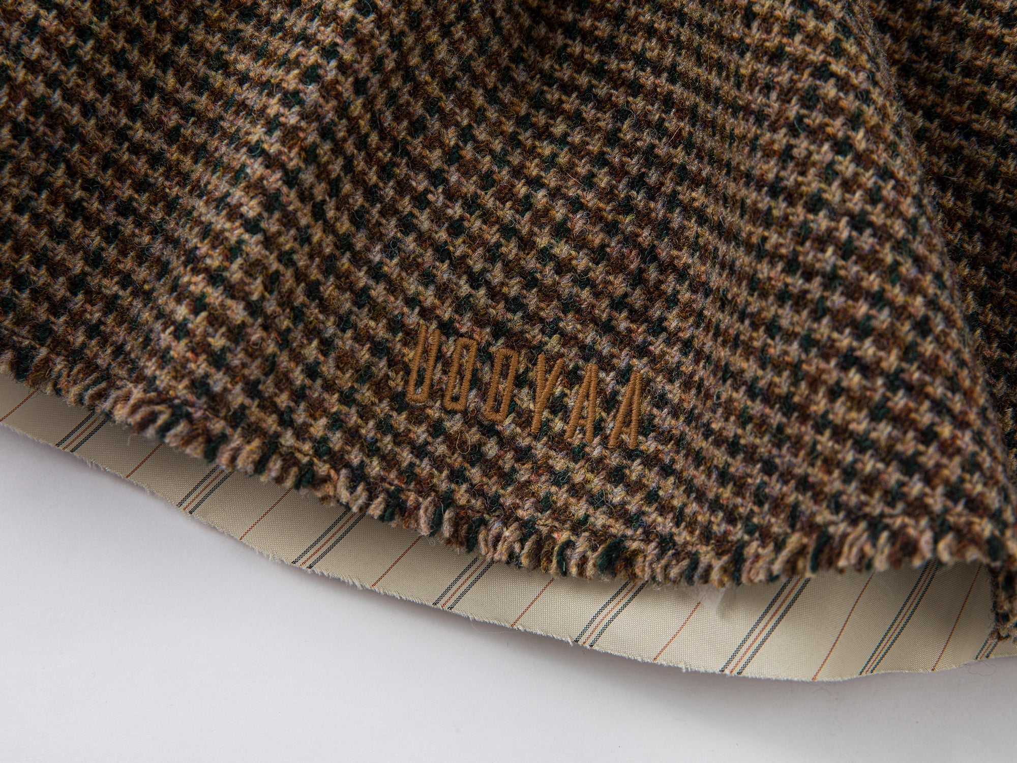 Classic plaid wool skort