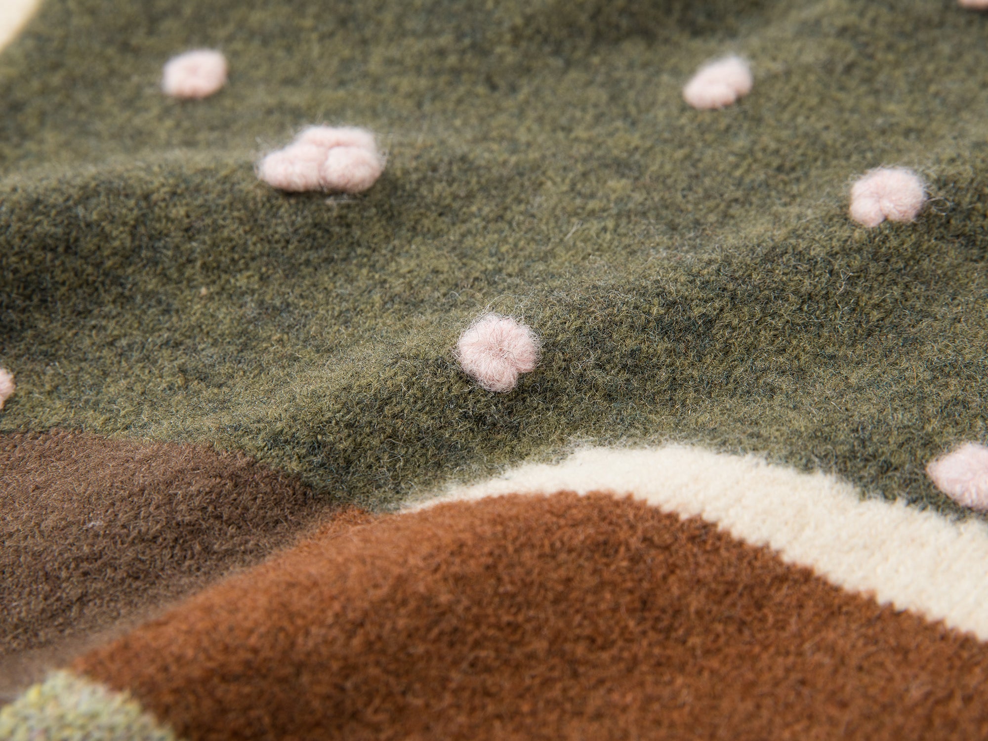 Fairytale landscape teddy bear pullover sweater