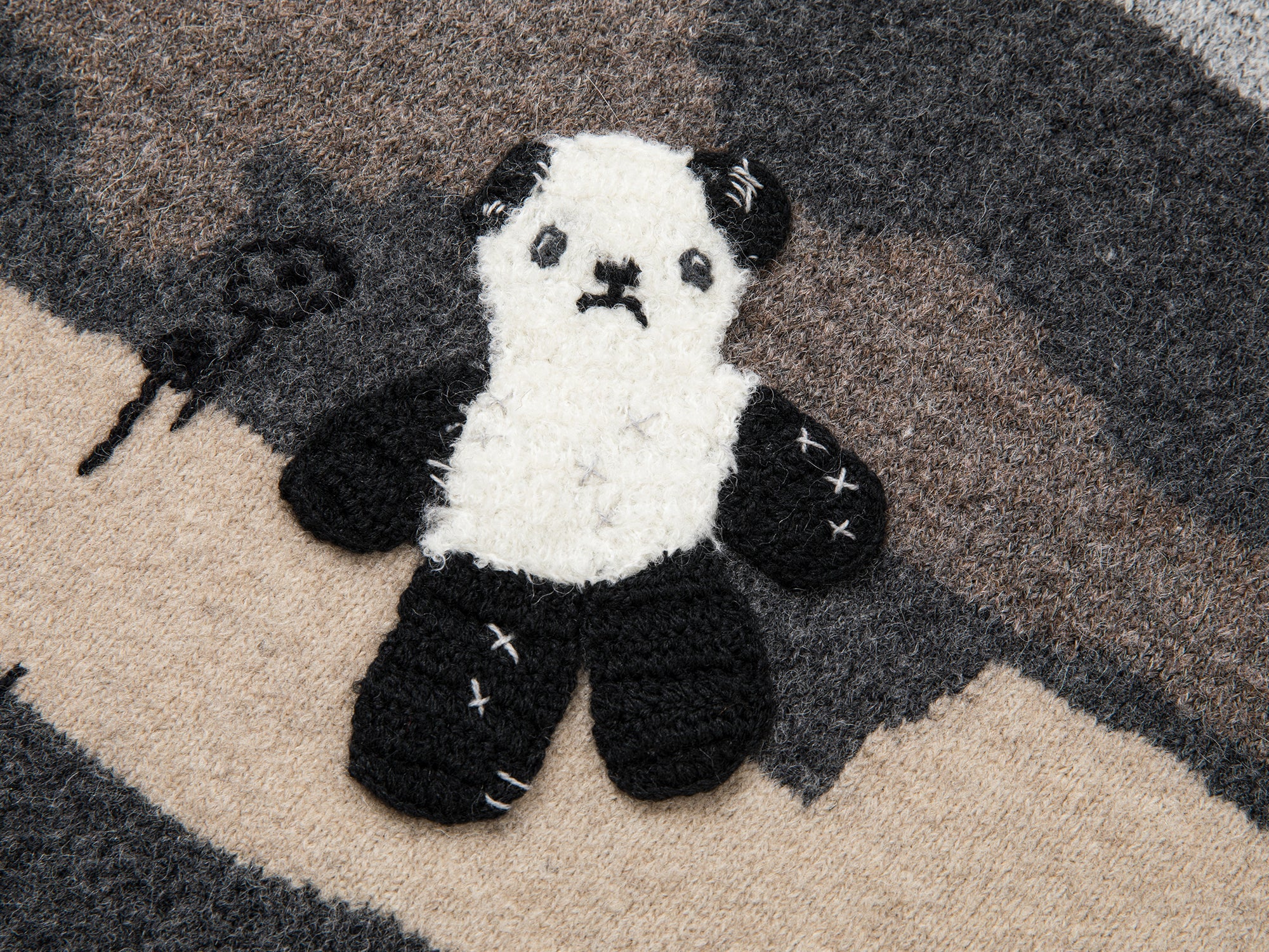 Fairytale landscape panda pullover sweater
