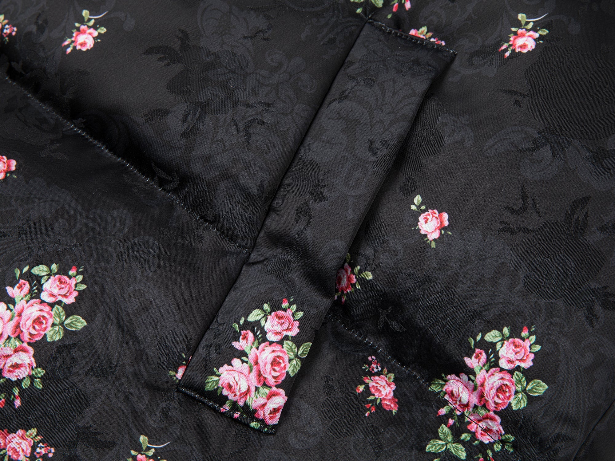 The European wallpaper-inspired floral puffer