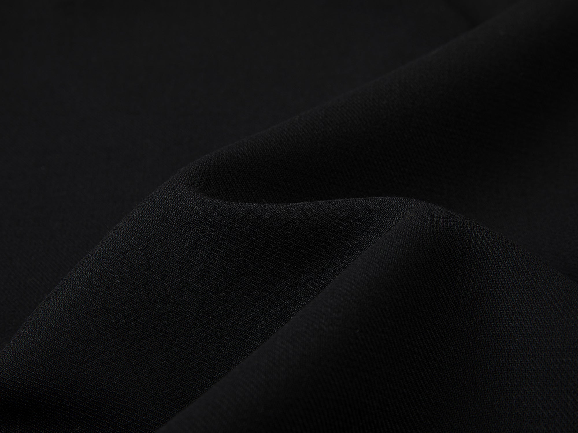 Fine wool double-pleated wide-leg suit trousers