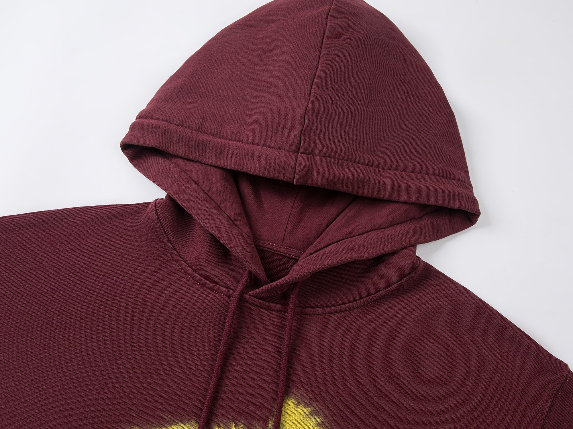 Fluffy dog print hoodie