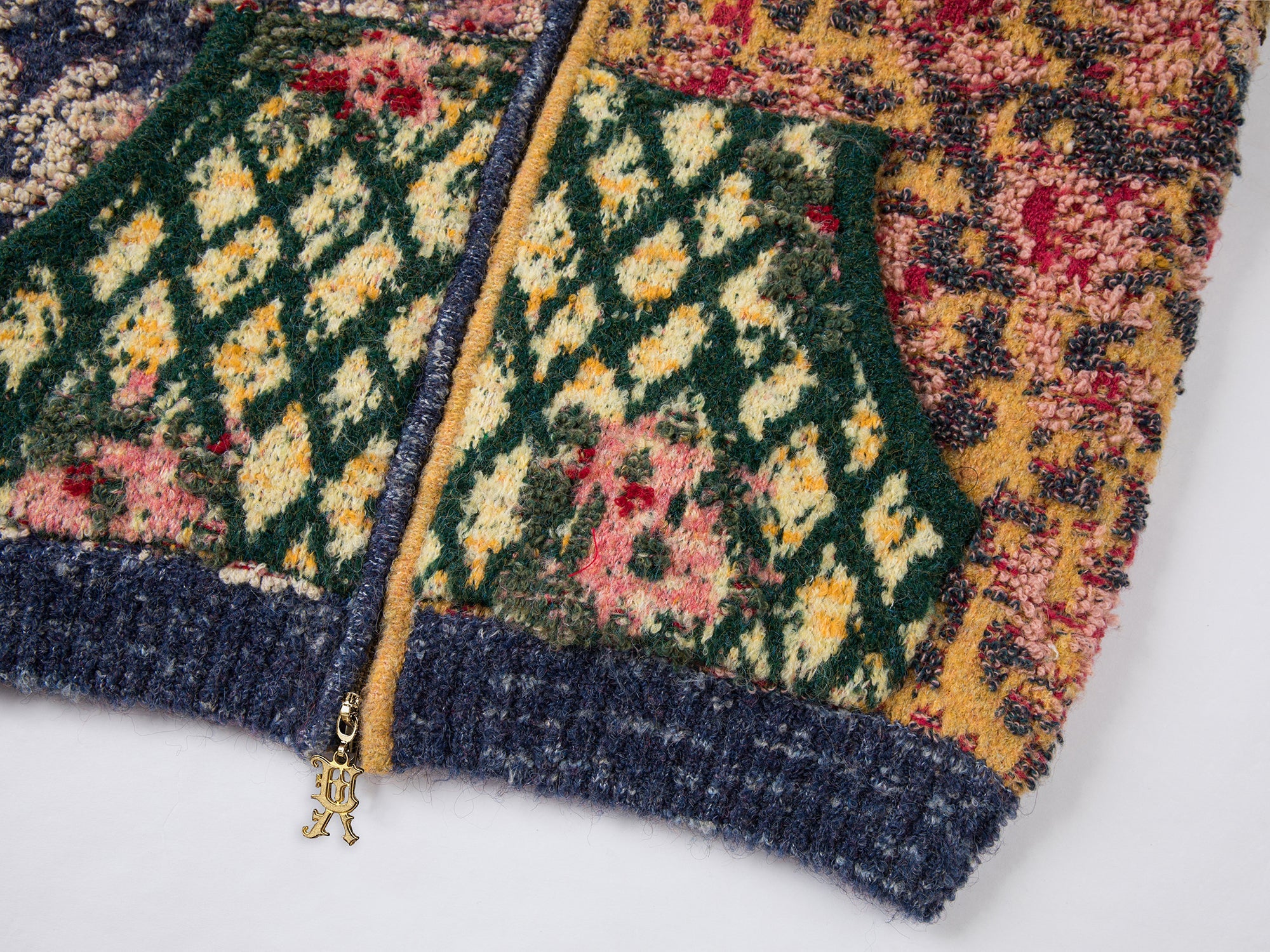 Tapestry zip-up hoodie