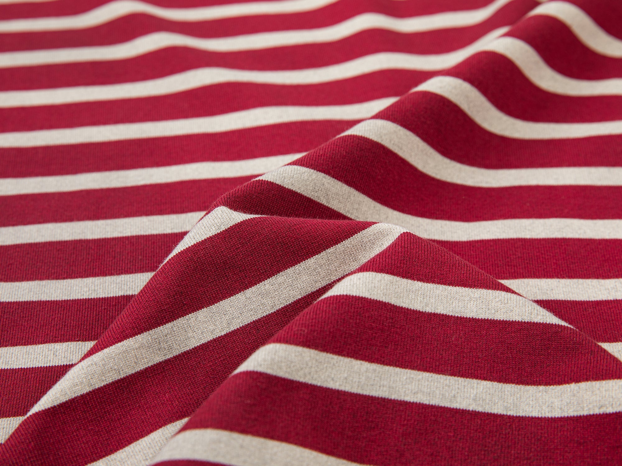 Striped sad face t-shirt