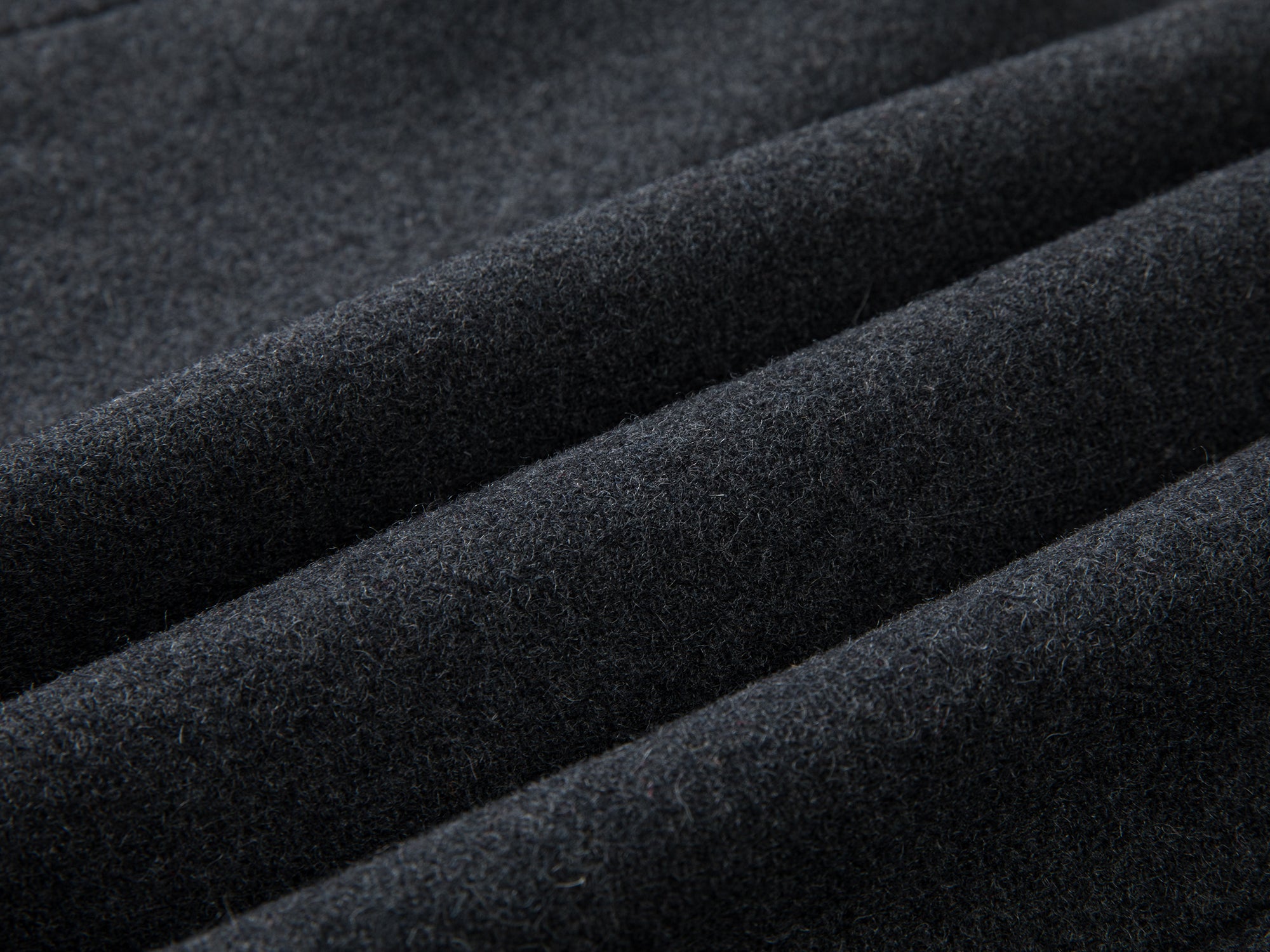 School-style pleated wool skirt