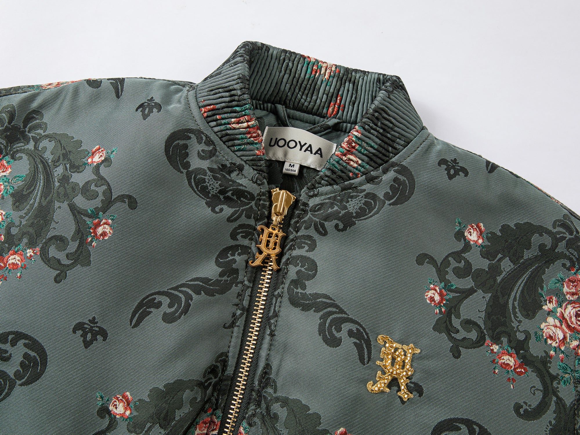 Jacquard bomber jacket