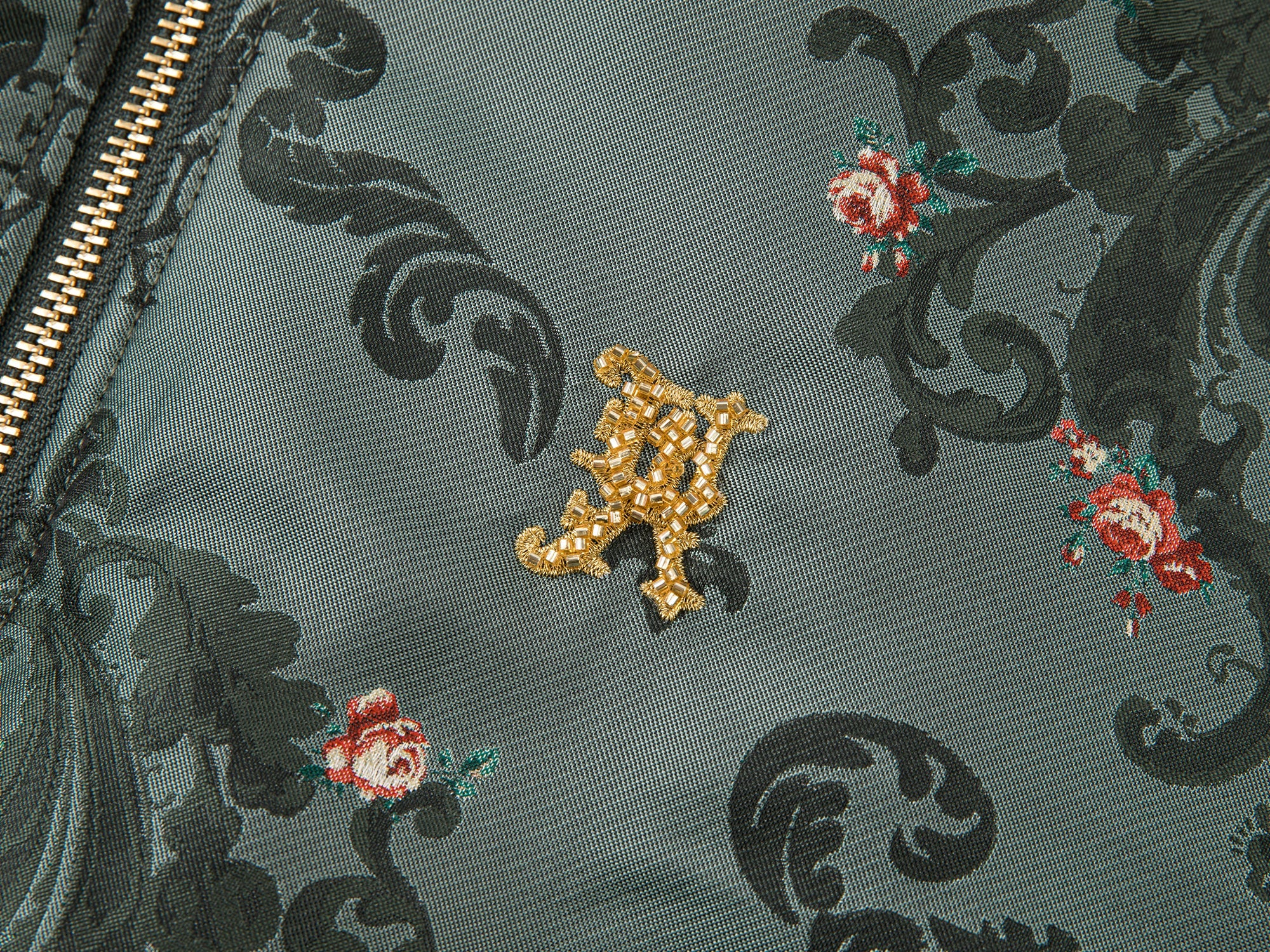 Jacquard bomber jacket