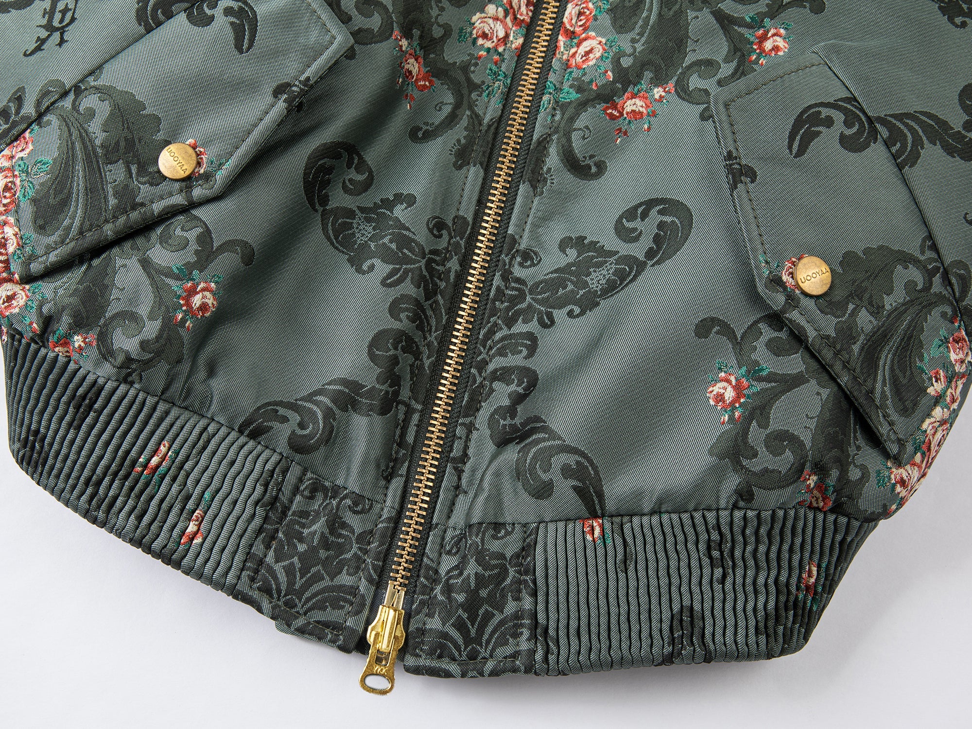 Jacquard bomber jacket