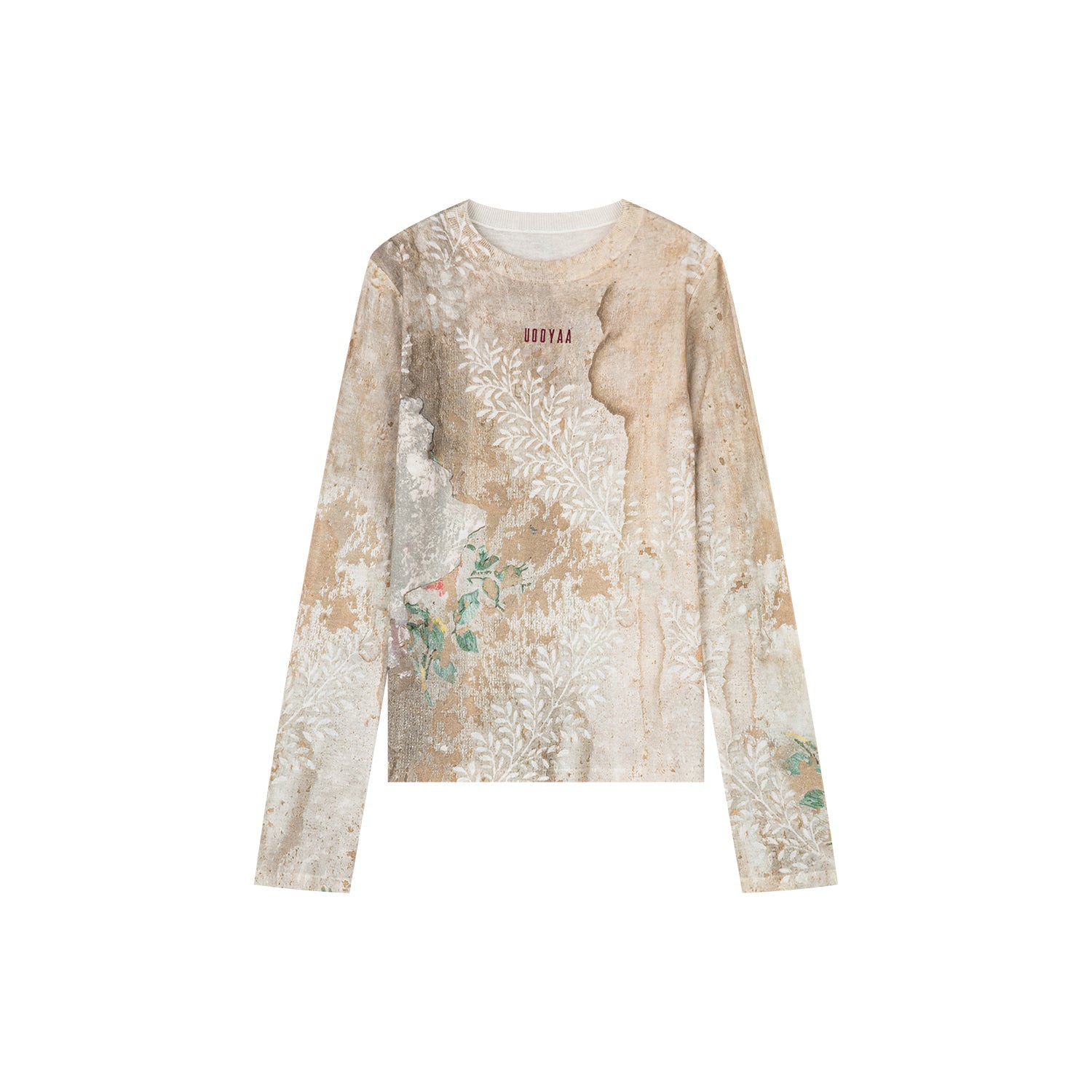 Floral wallpaper sweater