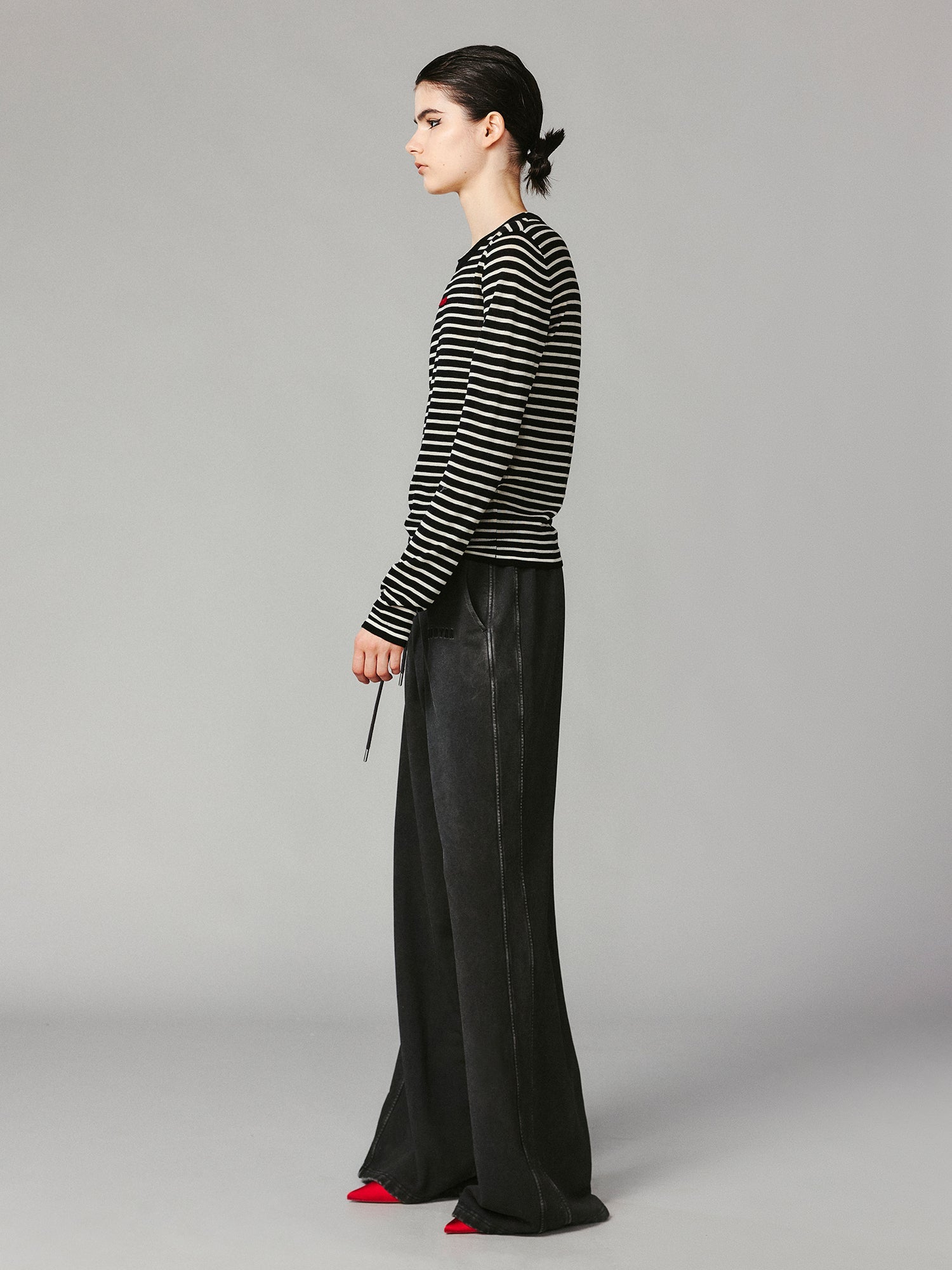 Lambswool striped sweater