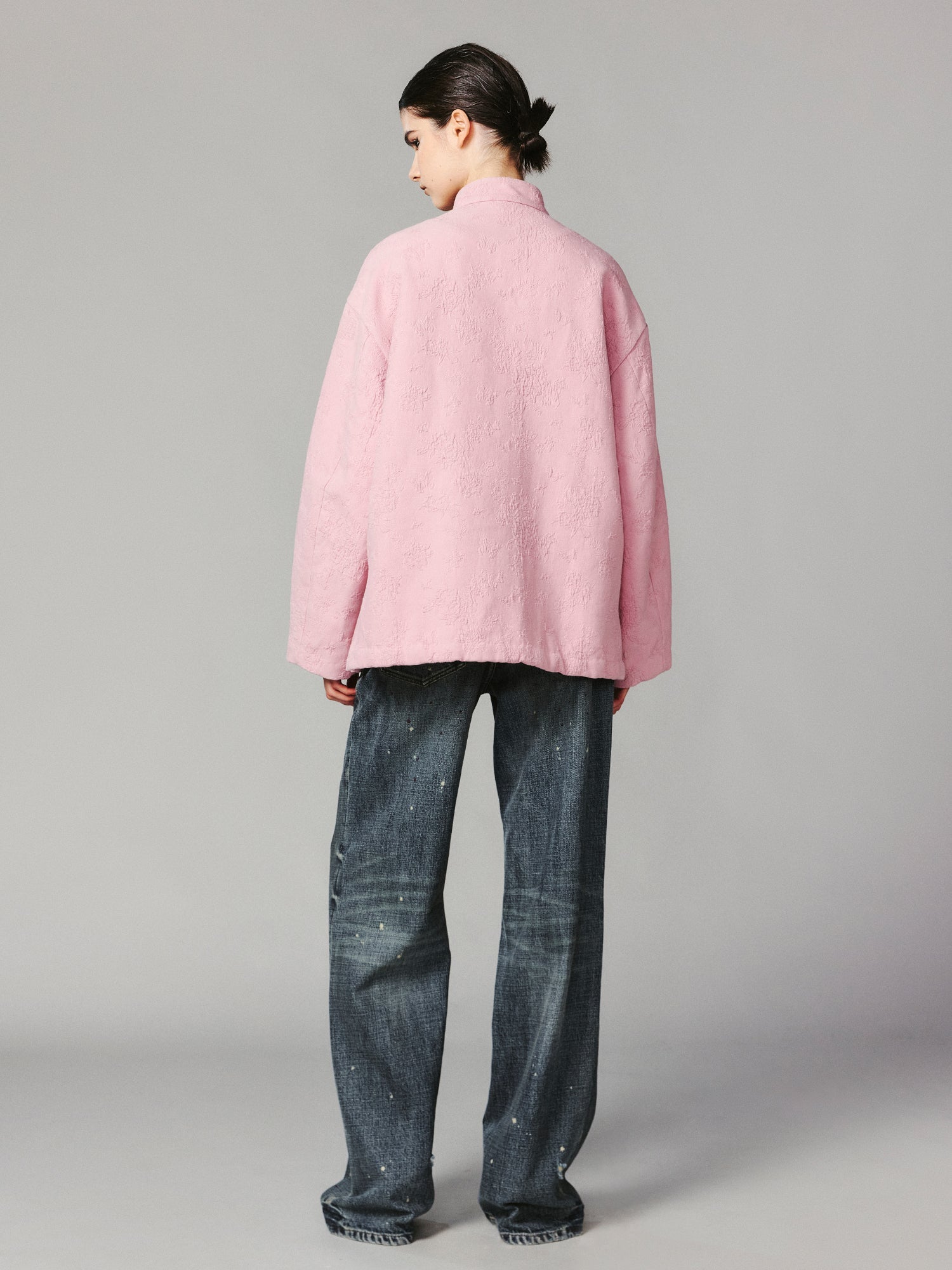 Cotton jacquard jacket