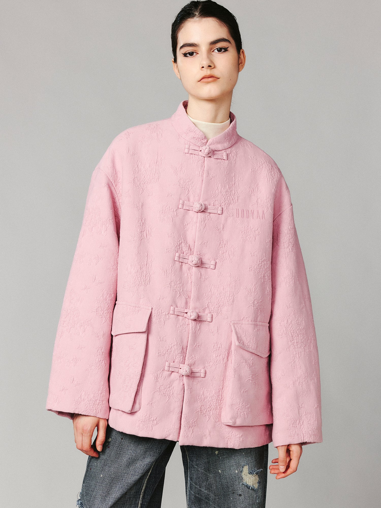 Cotton jacquard jacket