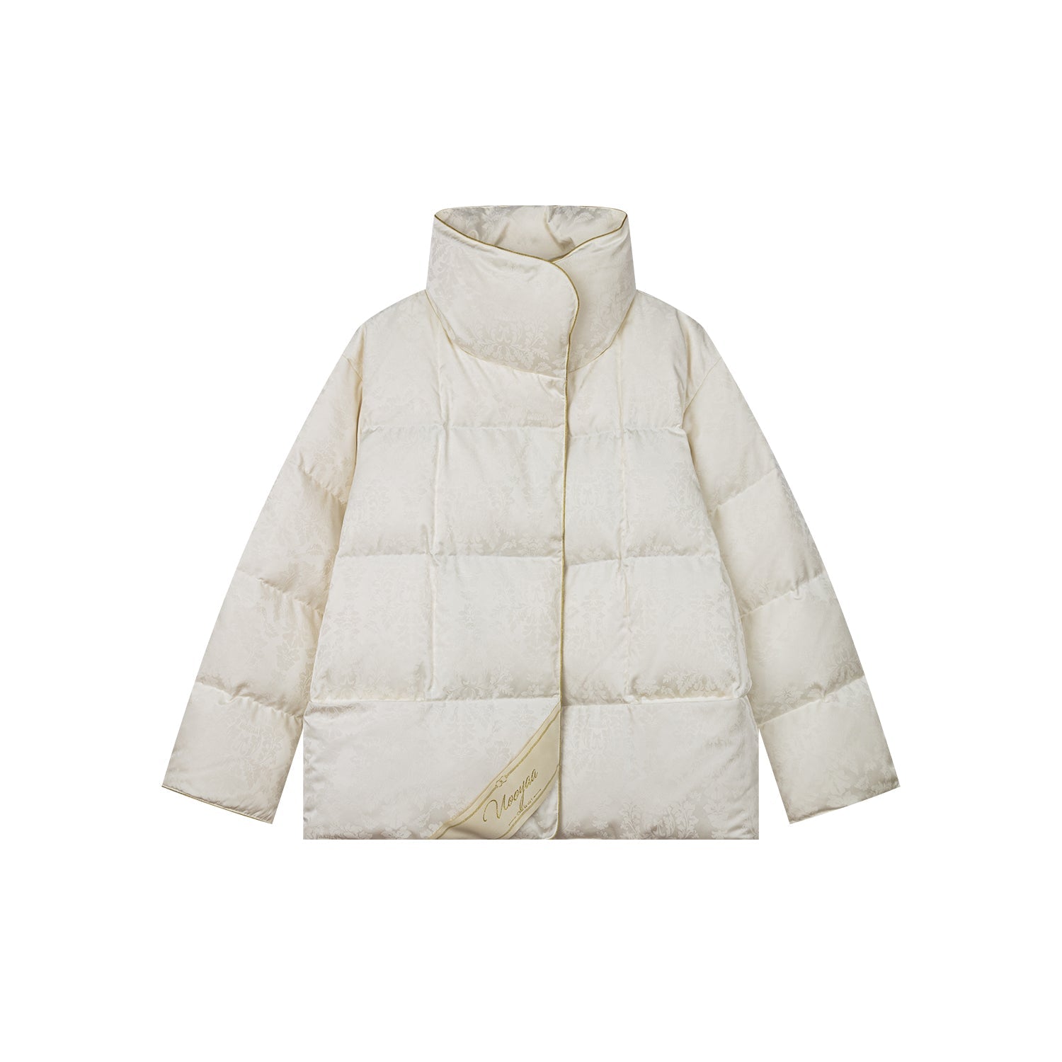 Duvet-inspired puffer coat